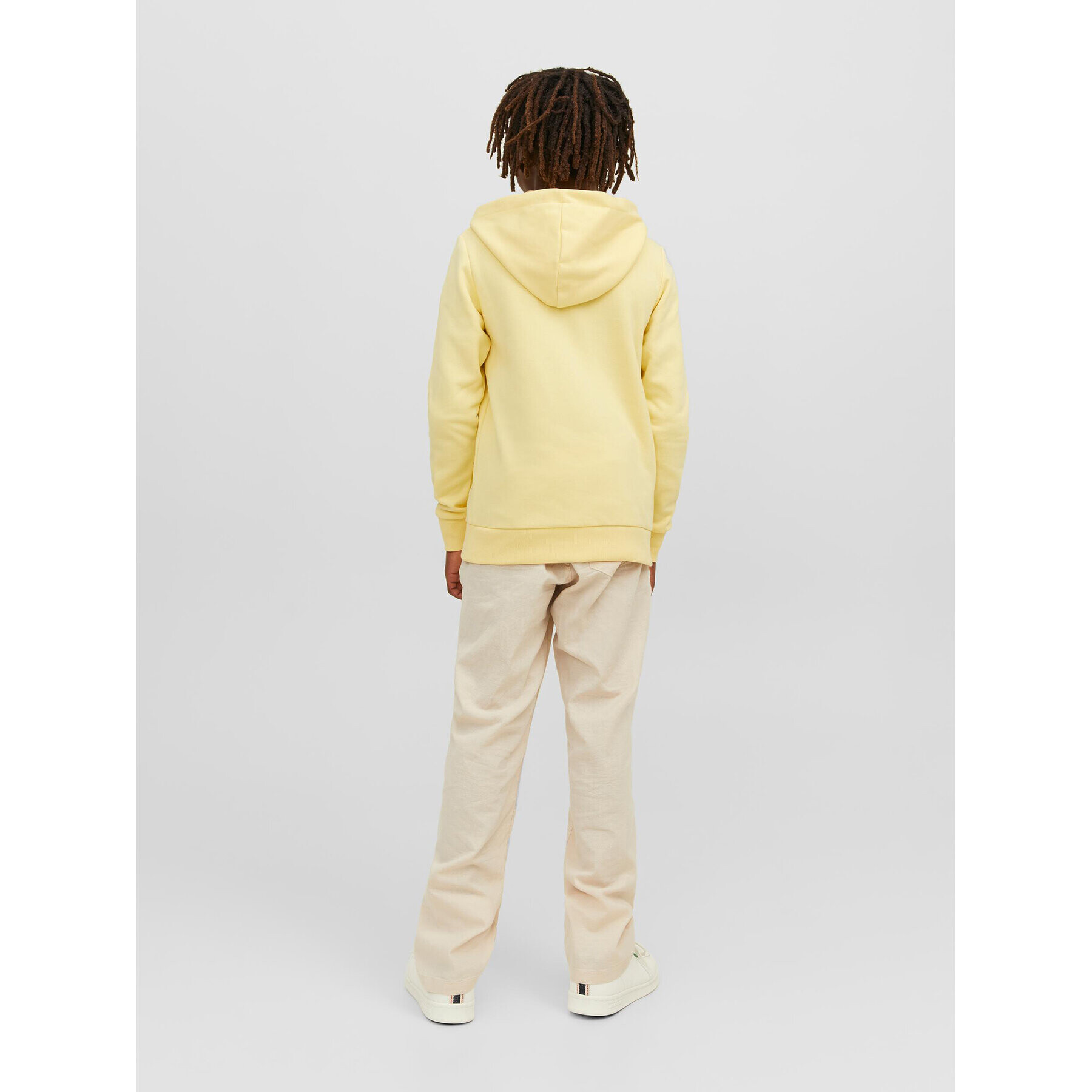 Jack&Jones Junior Суитшърт 12239455 Жълт Regular Fit - Pepit.bg
