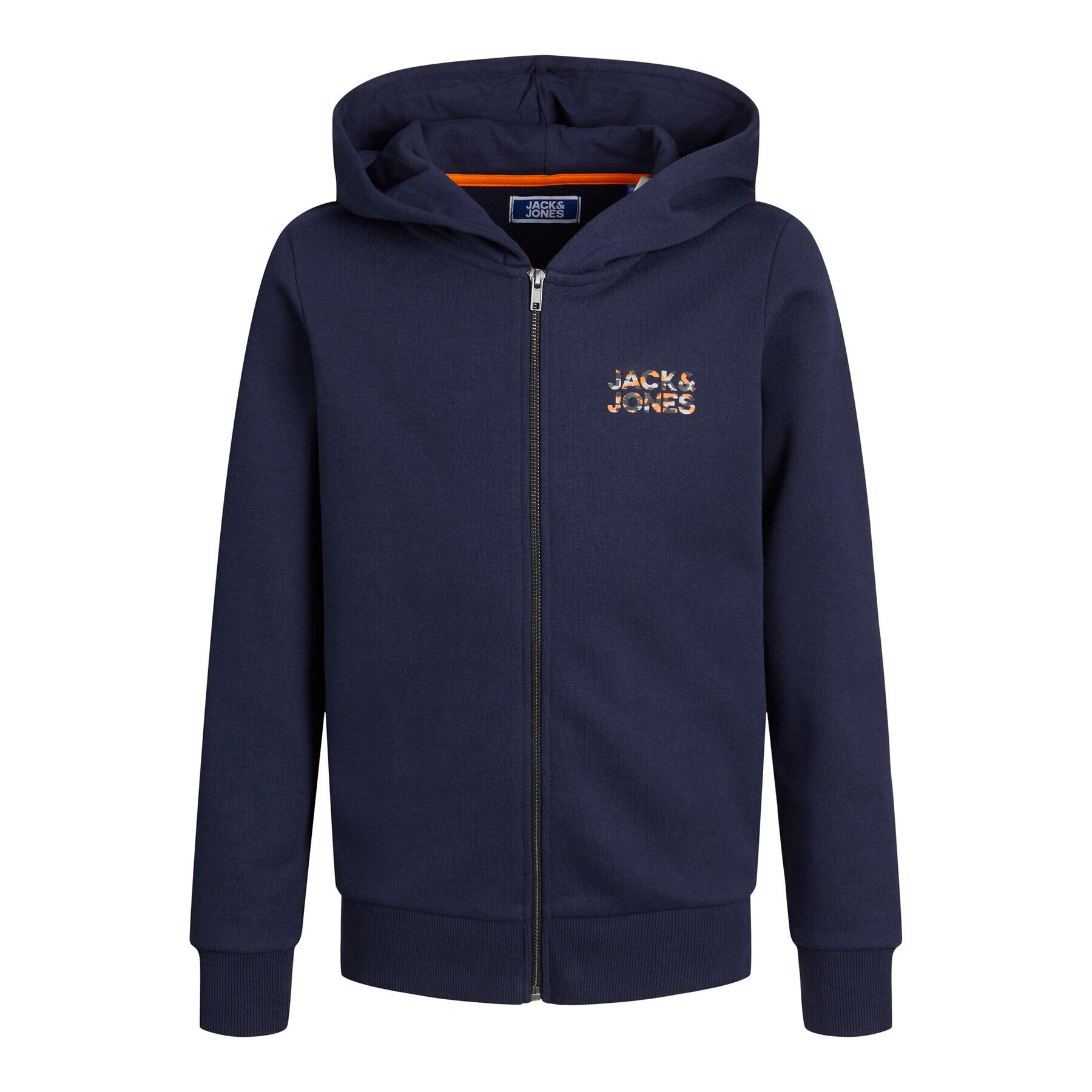 Jack&Jones Junior Суитшърт 12245878 Тъмносин Regular Fit - Pepit.bg