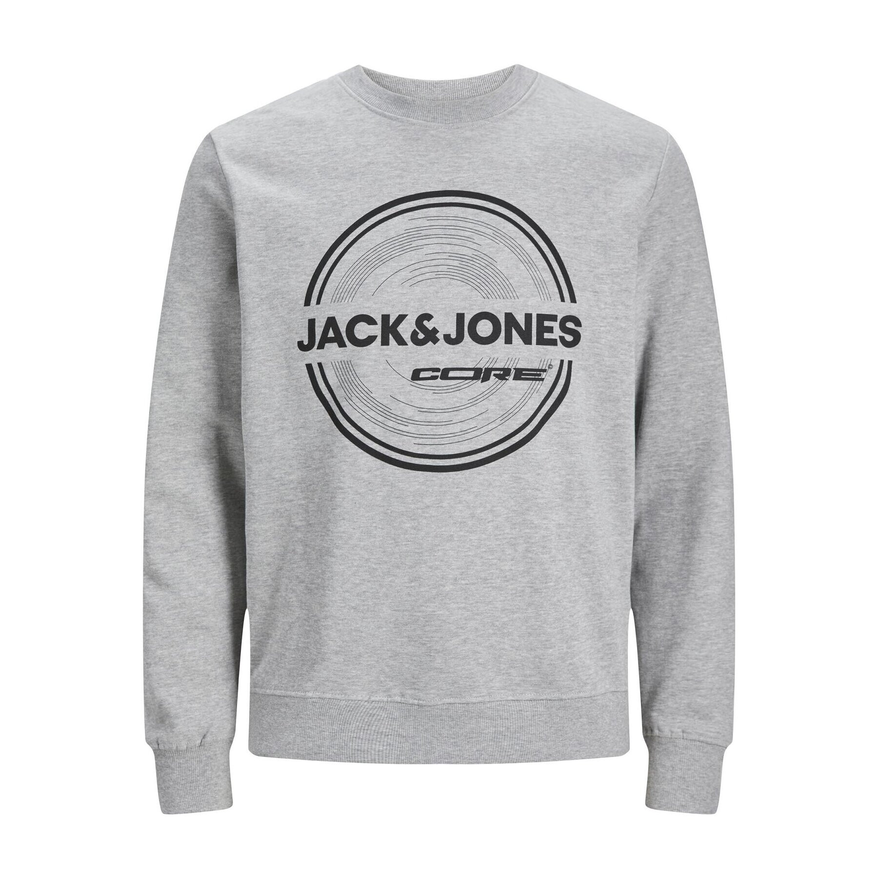 Jack&Jones Junior Суитшърт 12247681 Сив Standard Fit - Pepit.bg