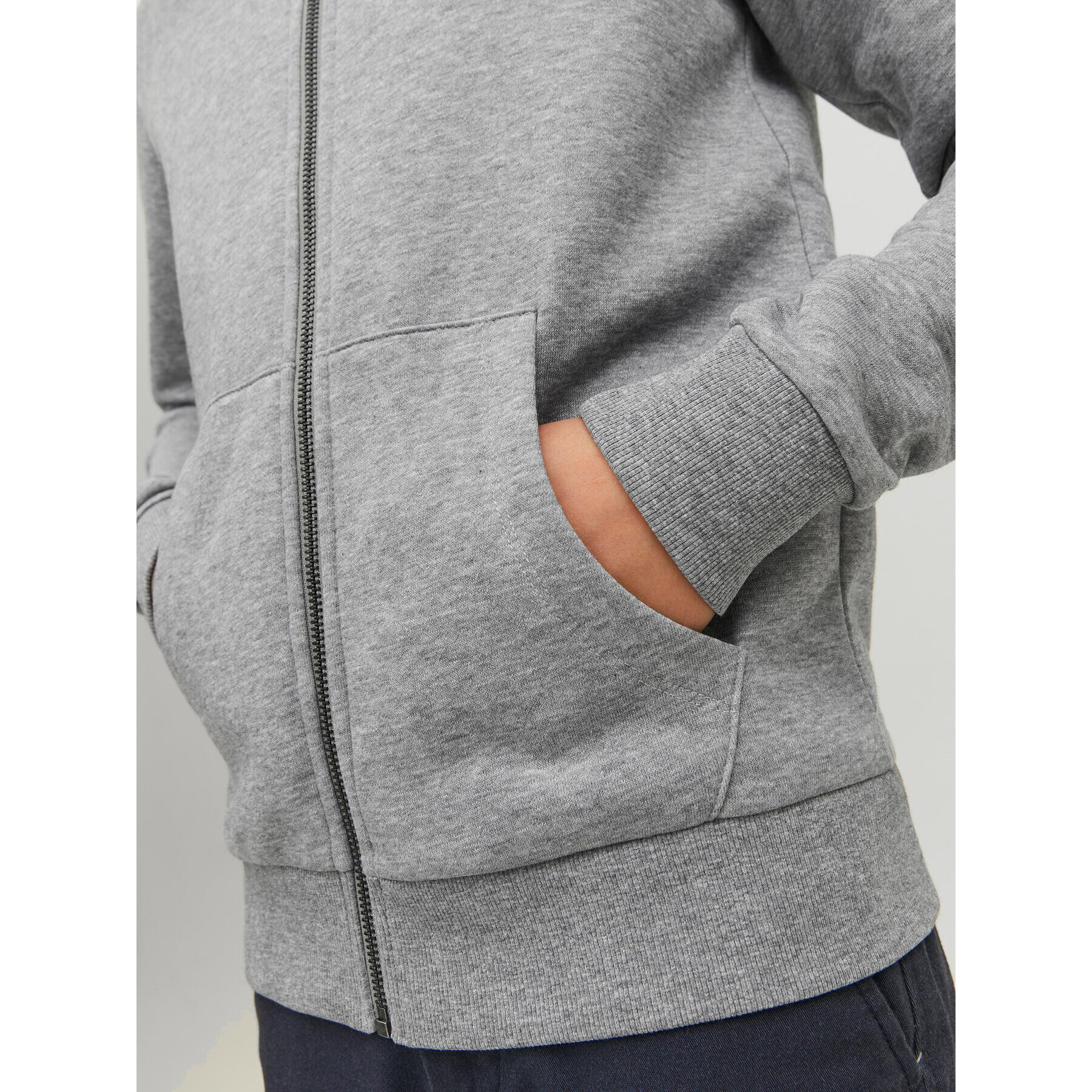 Jack&Jones Junior Суитшърт Andy 12224236 Сив Regular Fit - Pepit.bg