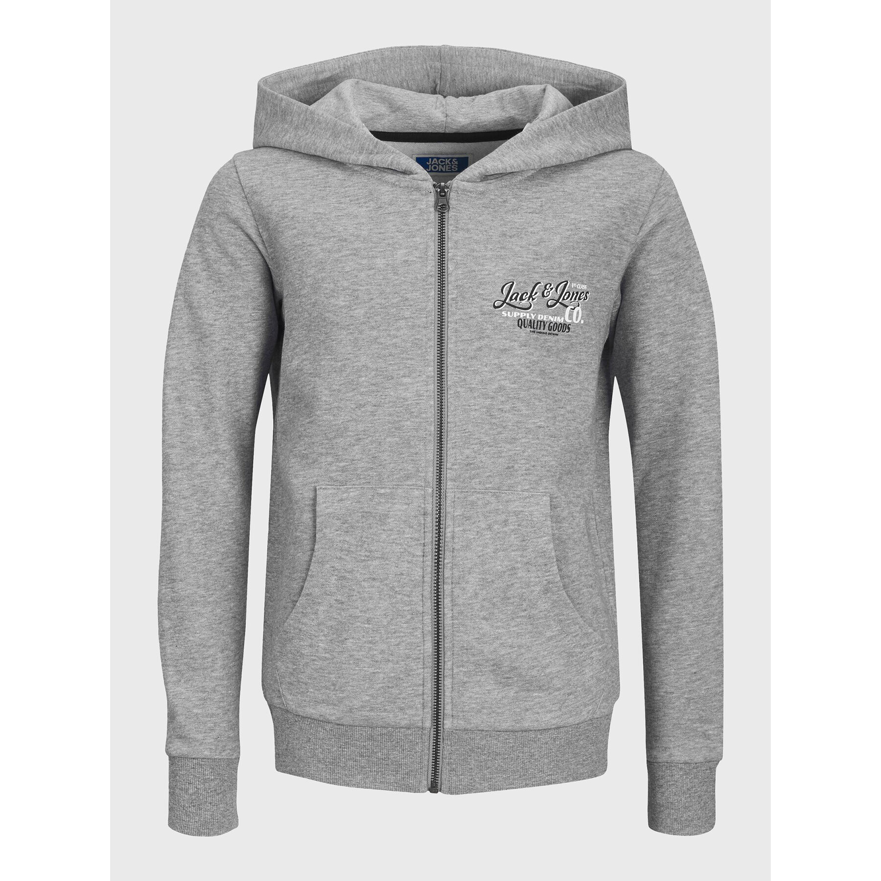 Jack&Jones Junior Суитшърт Andy 12224236 Сив Regular Fit - Pepit.bg