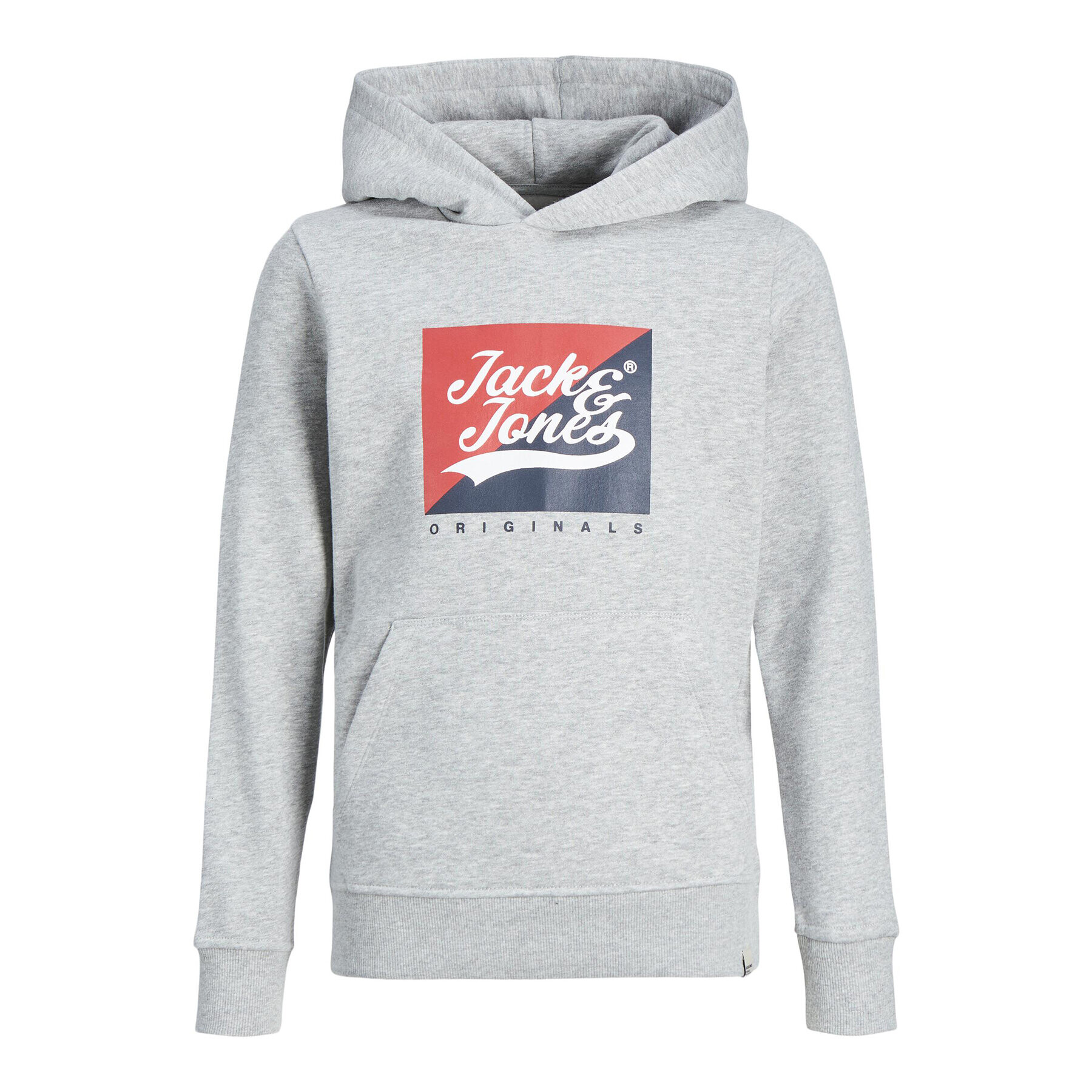 Jack&Jones Junior Суитшърт Becks 12220996 Сив Regular Fit - Pepit.bg