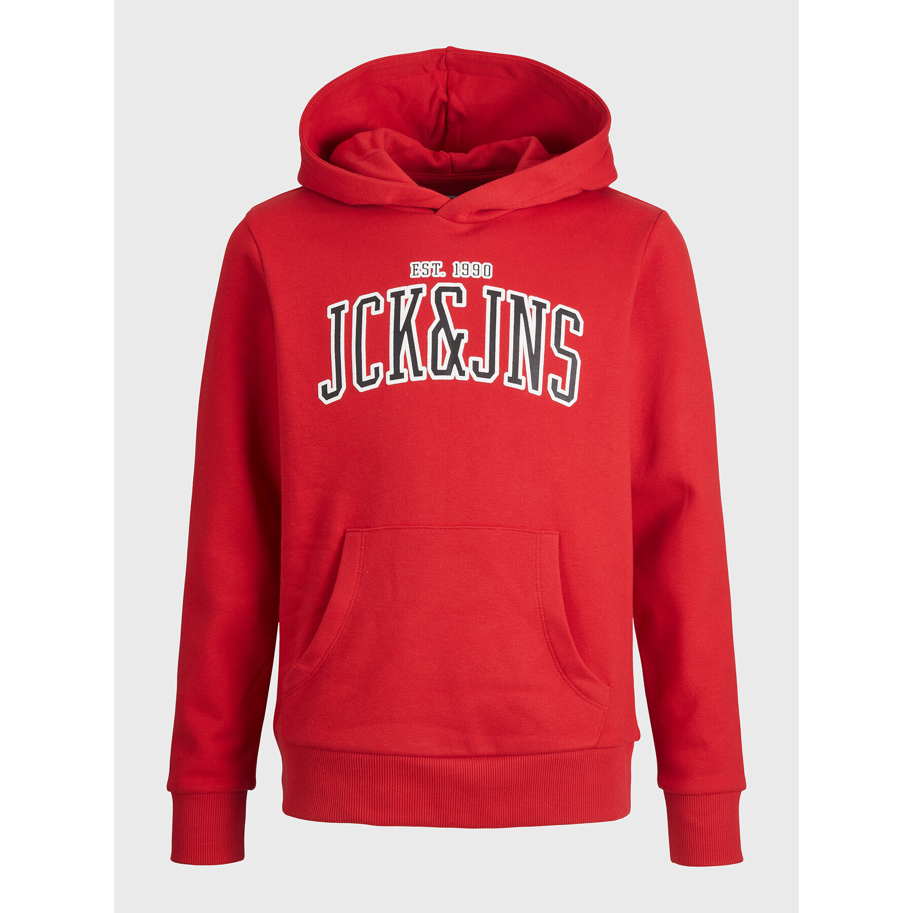 Jack&Jones Junior Суитшърт Cemb 12213292 Червен Regular Fit - Pepit.bg