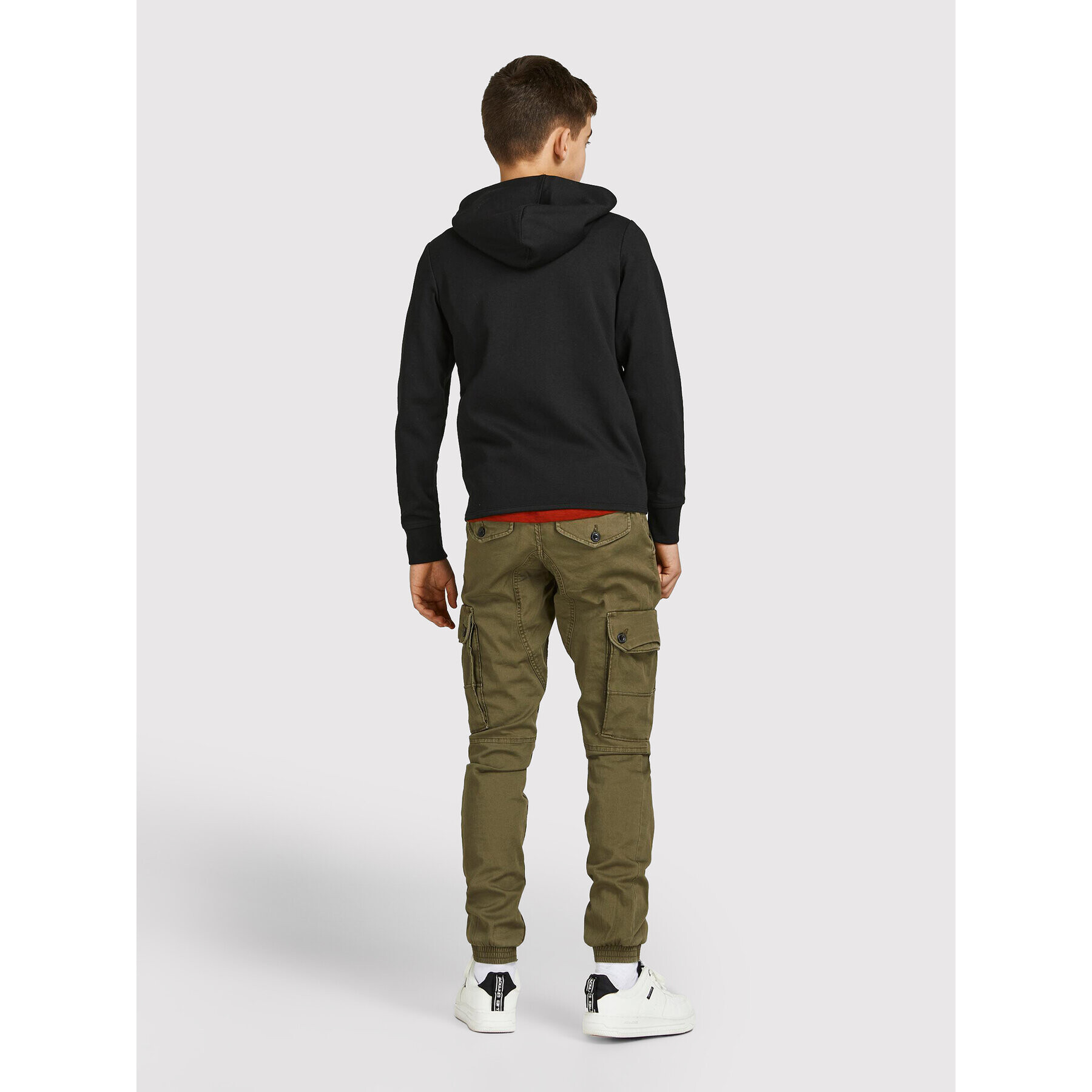 Jack&Jones Junior Суитшърт Coair 12192600 Черен Regular Fit - Pepit.bg