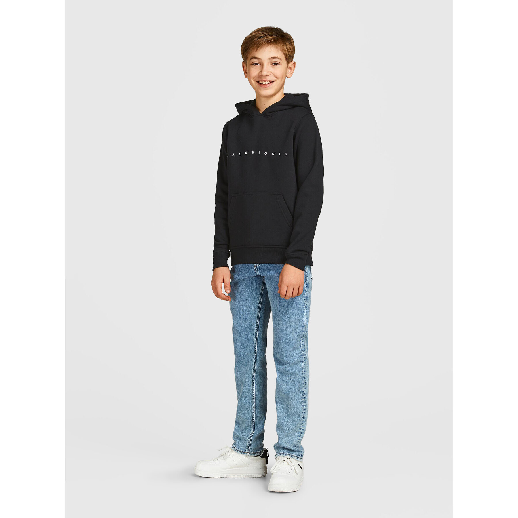 Jack&Jones Junior Суитшърт Copenhagen 12214983 Черен Regular Fit - Pepit.bg