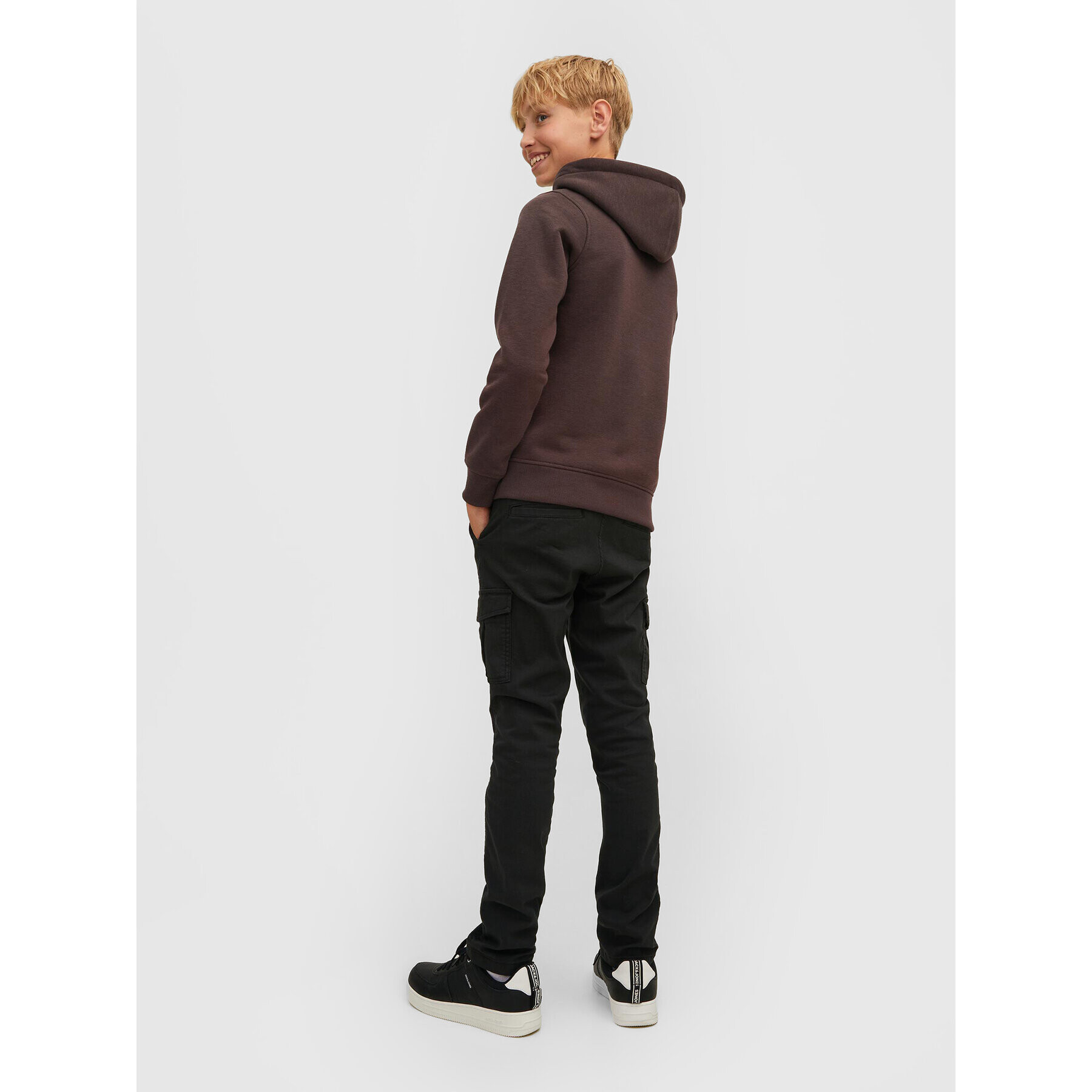 Jack&Jones Junior Суитшърт Copenhagen 12214983 Кафяв Regular Fit - Pepit.bg