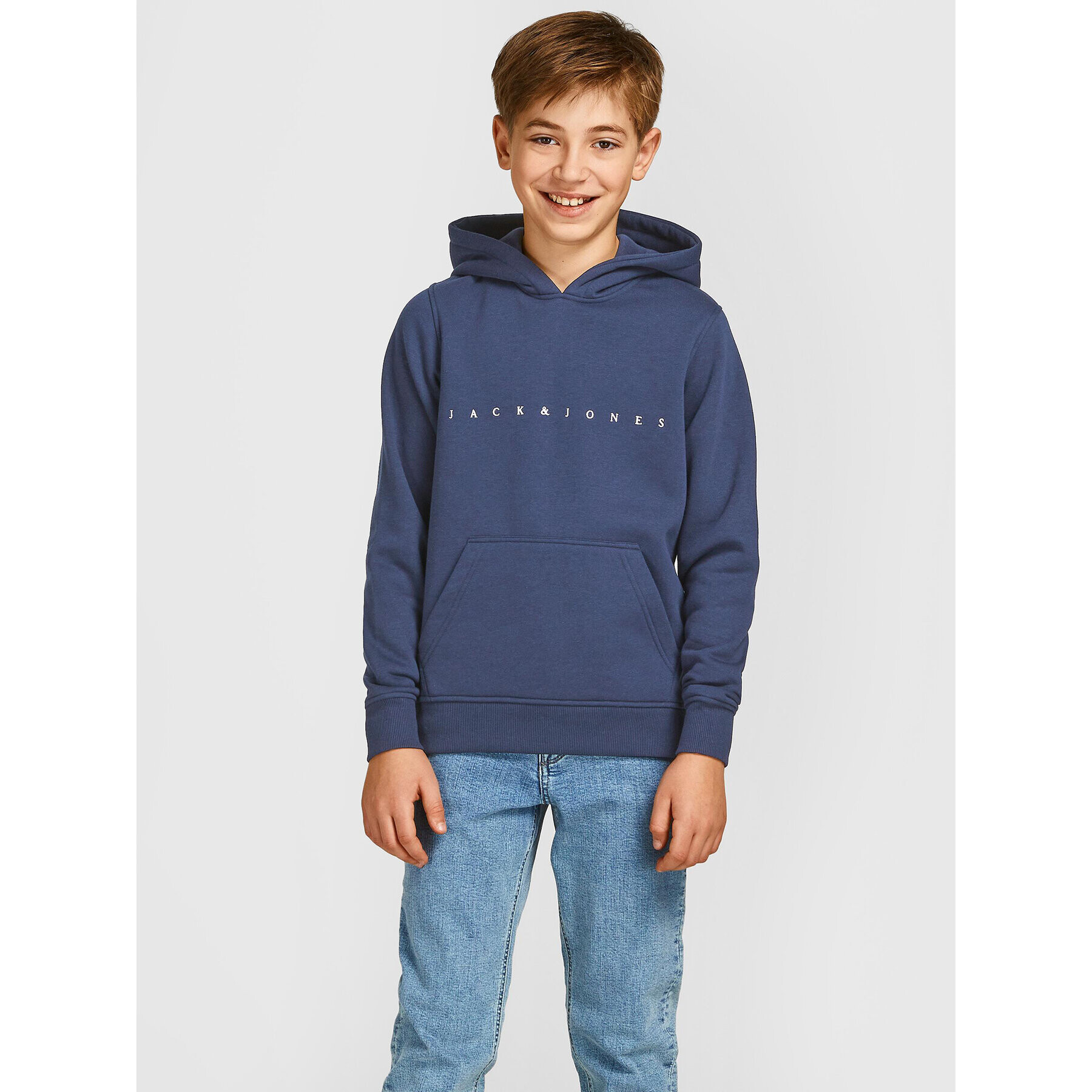 Jack&Jones Junior Суитшърт Copenhagen 2214983 Тъмносин Regular Fit - Pepit.bg