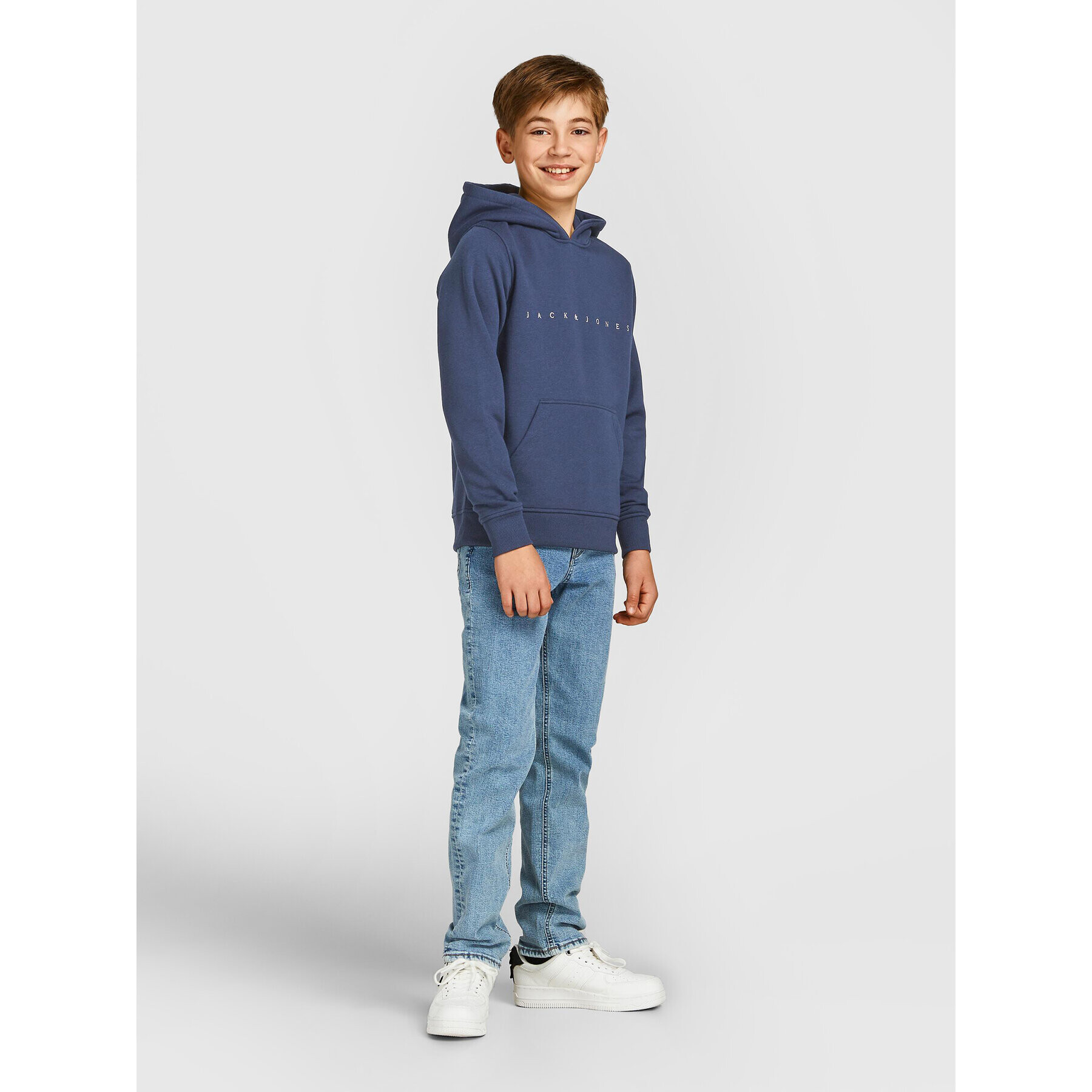 Jack&Jones Junior Суитшърт Copenhagen 2214983 Тъмносин Regular Fit - Pepit.bg