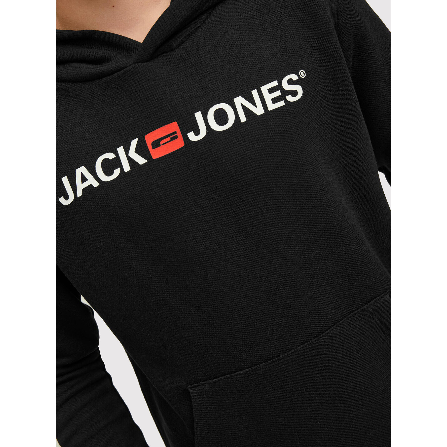 Jack&Jones Junior Суитшърт Corp 12212186 Черен Regular Fit - Pepit.bg