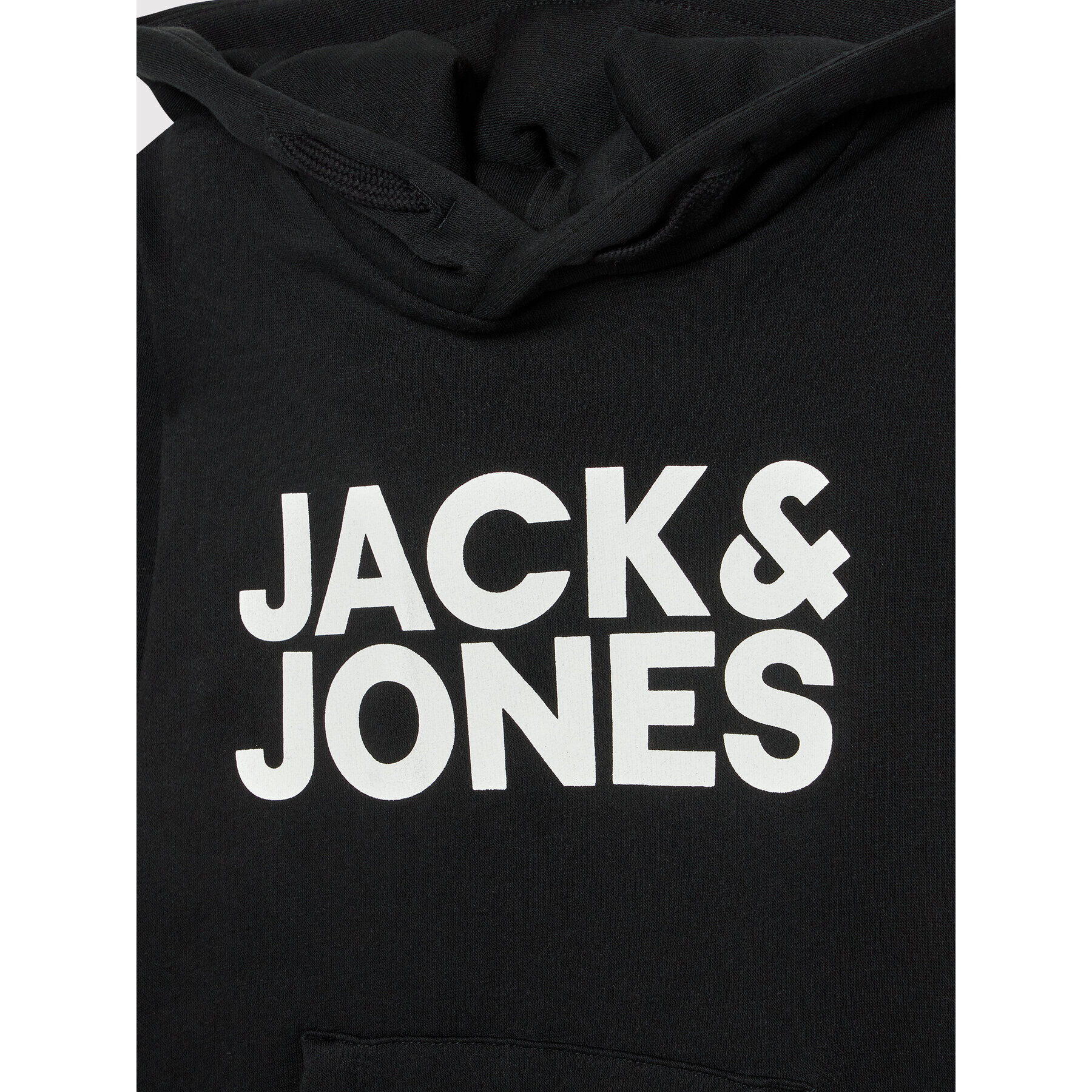 Jack&Jones Junior Суитшърт Corp Logo 12152841 Черен Regular Fit - Pepit.bg