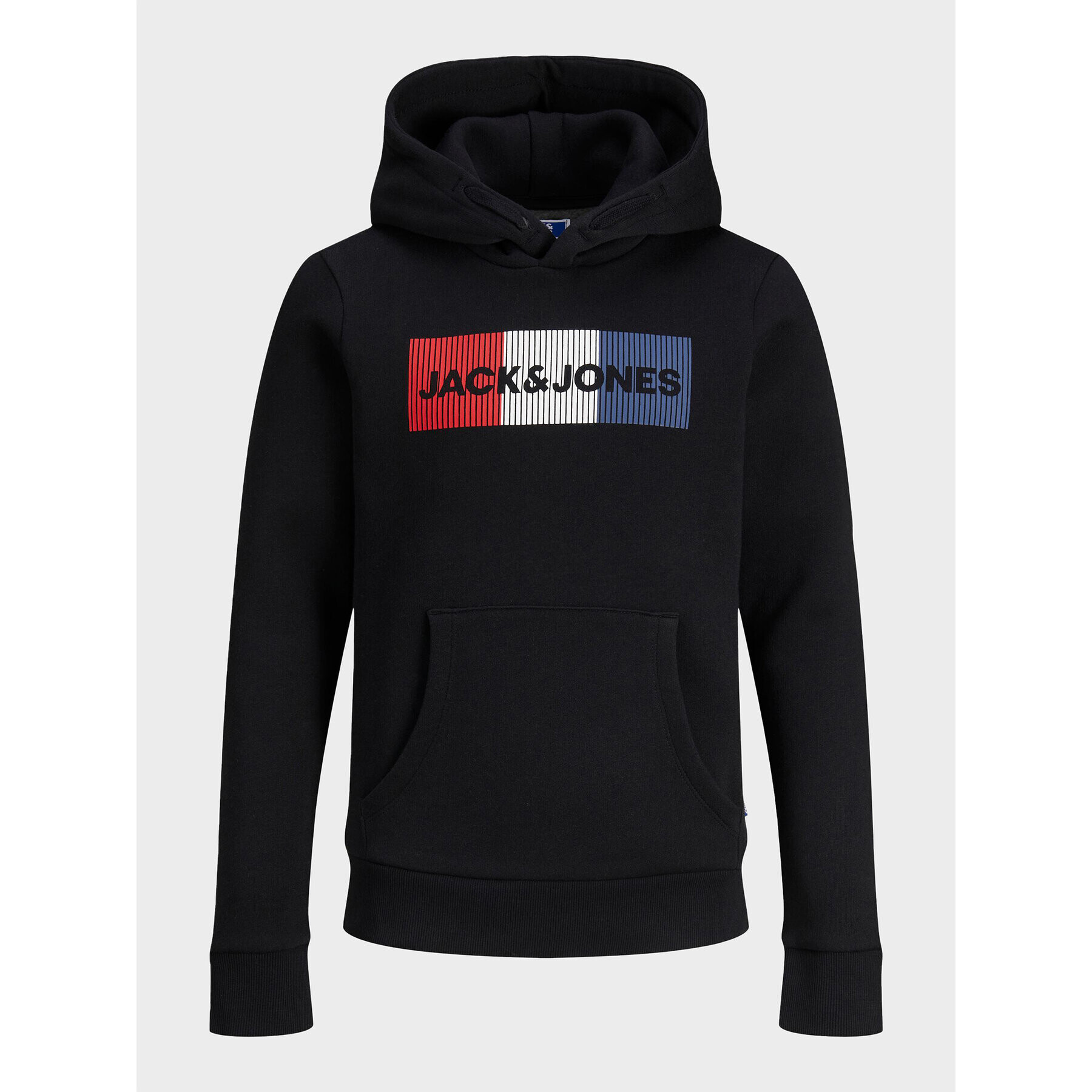 Jack&Jones Junior Суитшърт Corp Logo 12152841 Черен Regular Fit - Pepit.bg