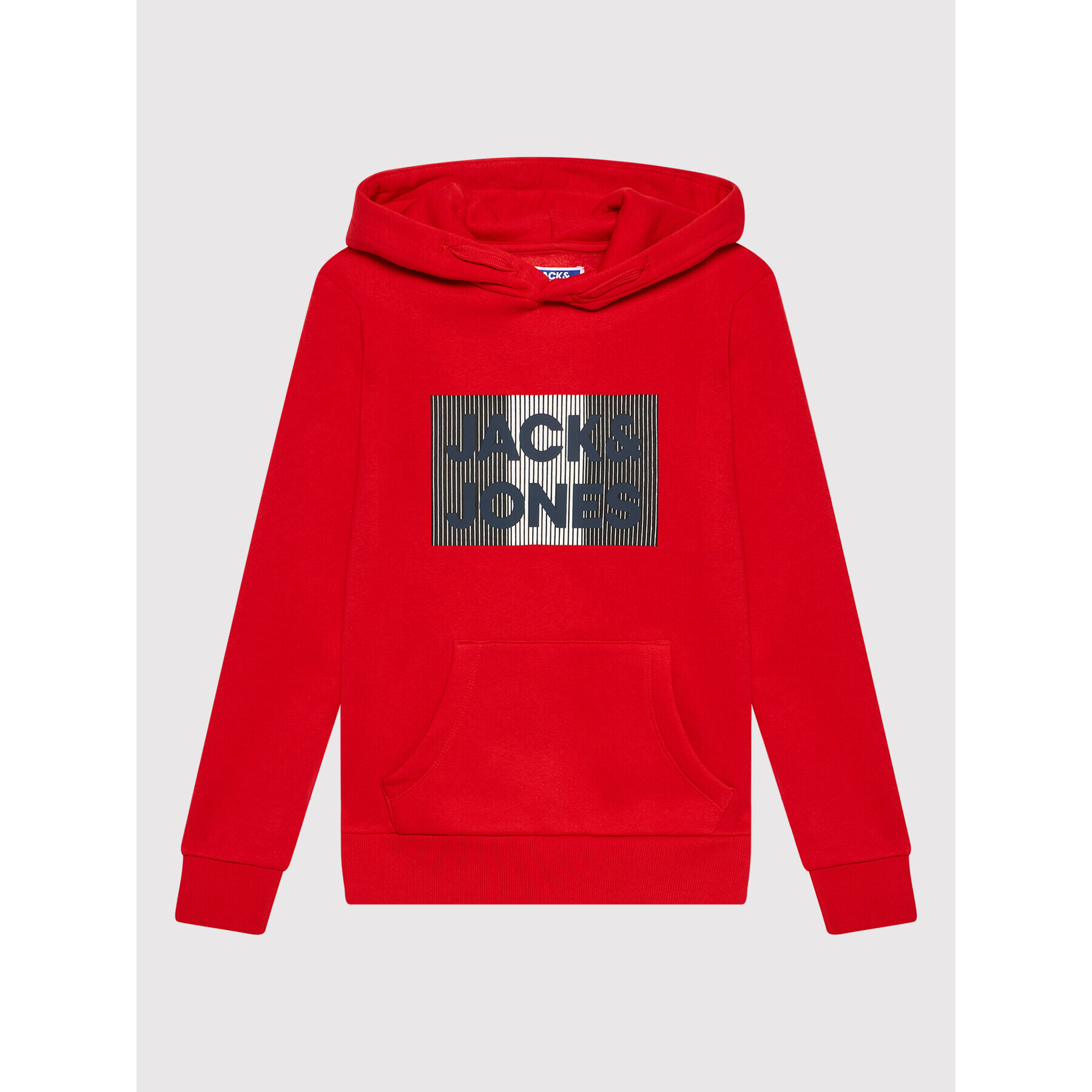 Jack&Jones Junior Суитшърт Corp Logo 12152841 Червен Regular Fit - Pepit.bg