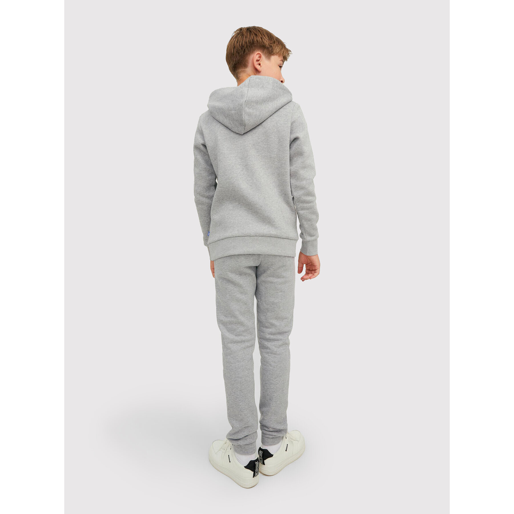 Jack&Jones Junior Суитшърт Corp Old Logo 12212186 Сив Regular Fit - Pepit.bg