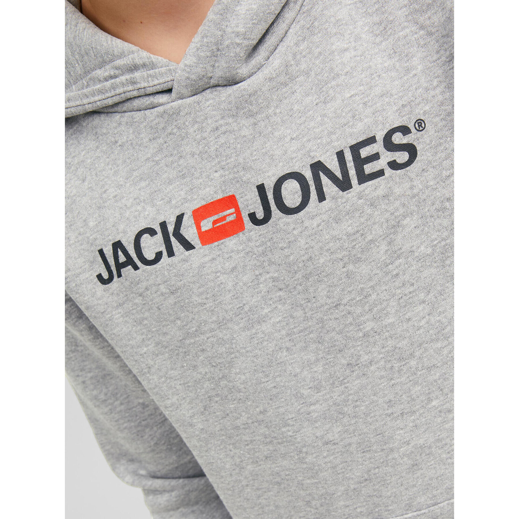 Jack&Jones Junior Суитшърт Corp Old Logo 12212186 Сив Regular Fit - Pepit.bg