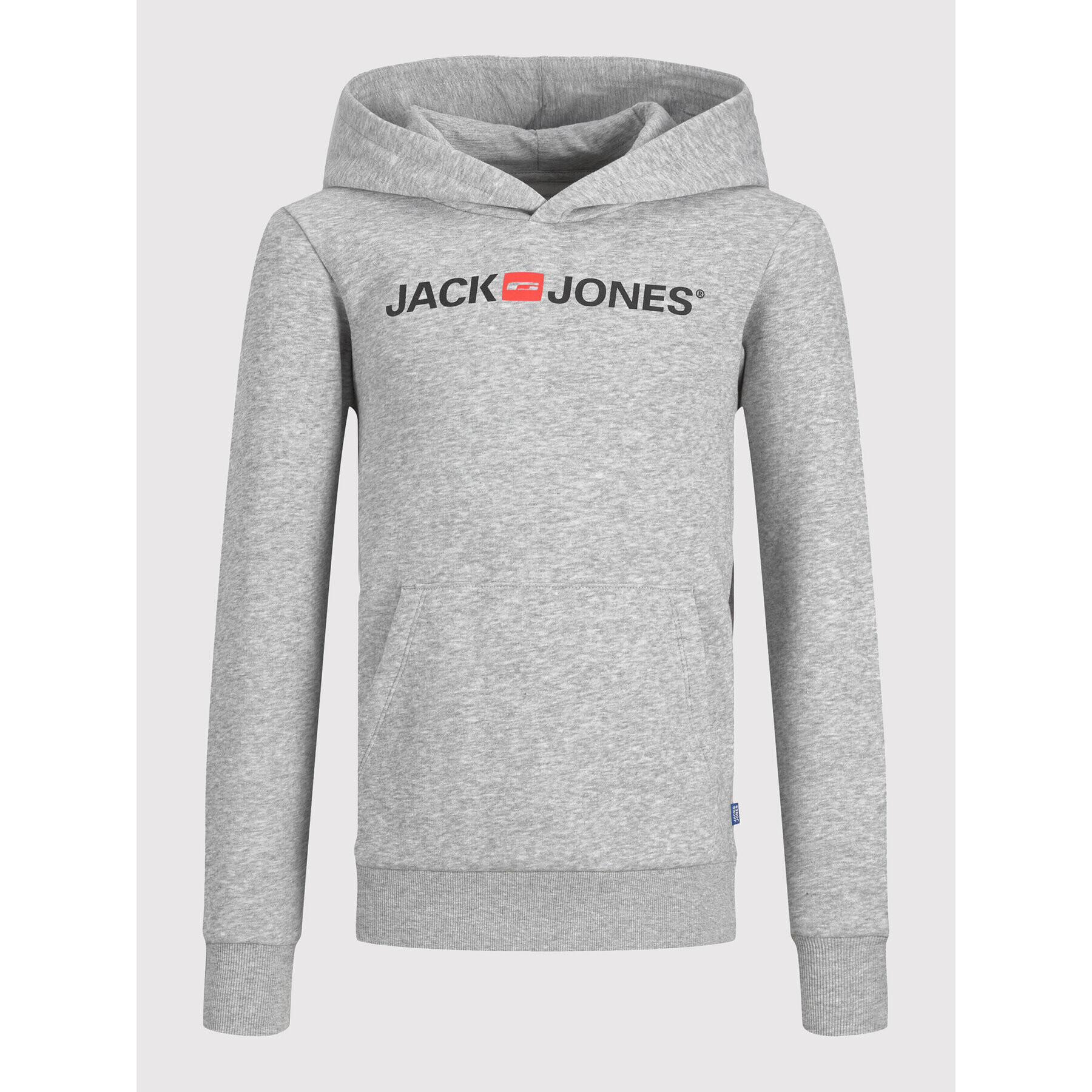 Jack&Jones Junior Суитшърт Corp Old Logo 12212186 Сив Regular Fit - Pepit.bg