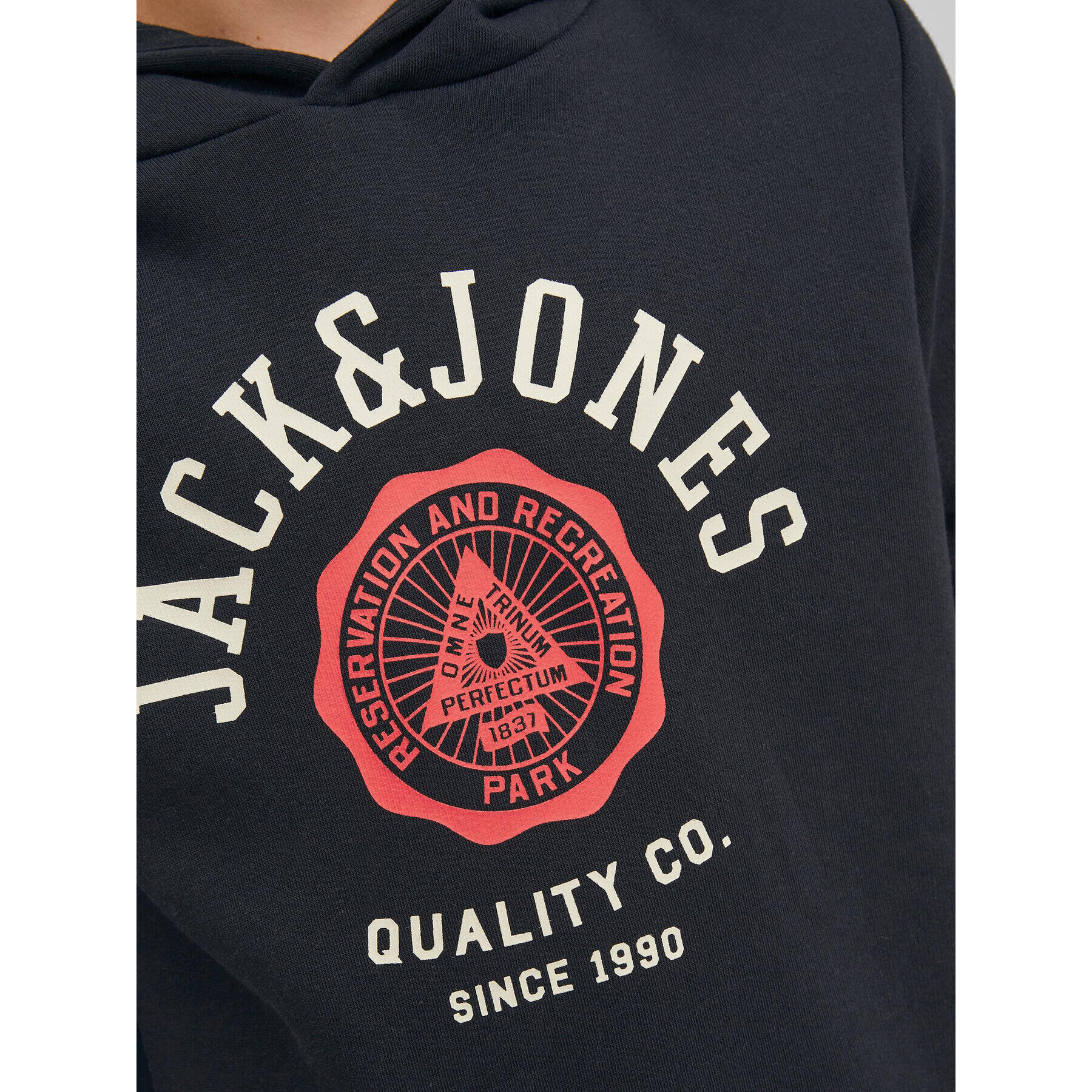 Jack&Jones Junior Суитшърт Logo 12212287 Черен Regular Fit - Pepit.bg