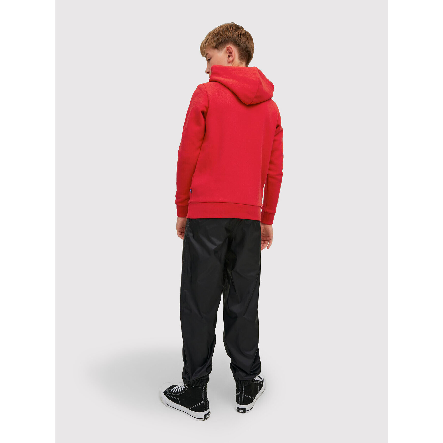 Jack&Jones Junior Суитшърт Logo 12212287 Червен Regular Fit - Pepit.bg