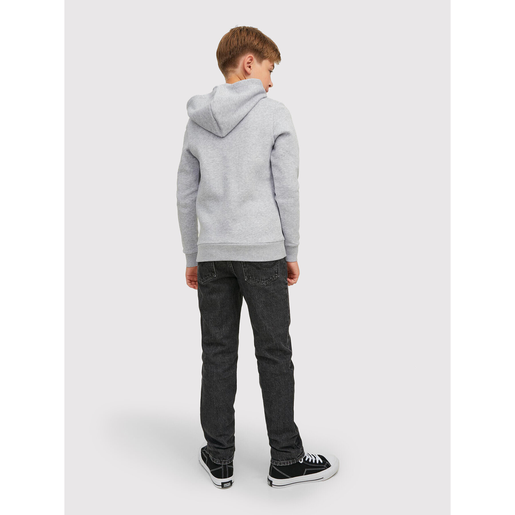 Jack&Jones Junior Суитшърт Logo 12212287 Сив Regular Fit - Pepit.bg