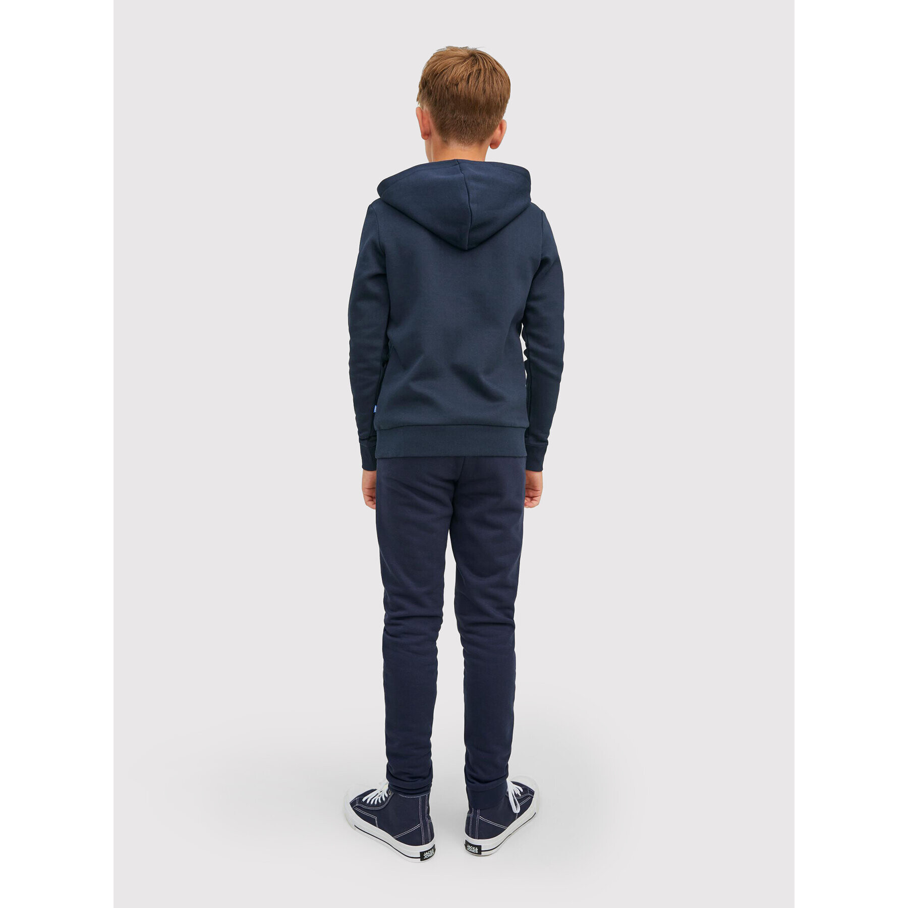 Jack&Jones Junior Суитшърт Logo 12212287 Тъмносин Regular Fit - Pepit.bg