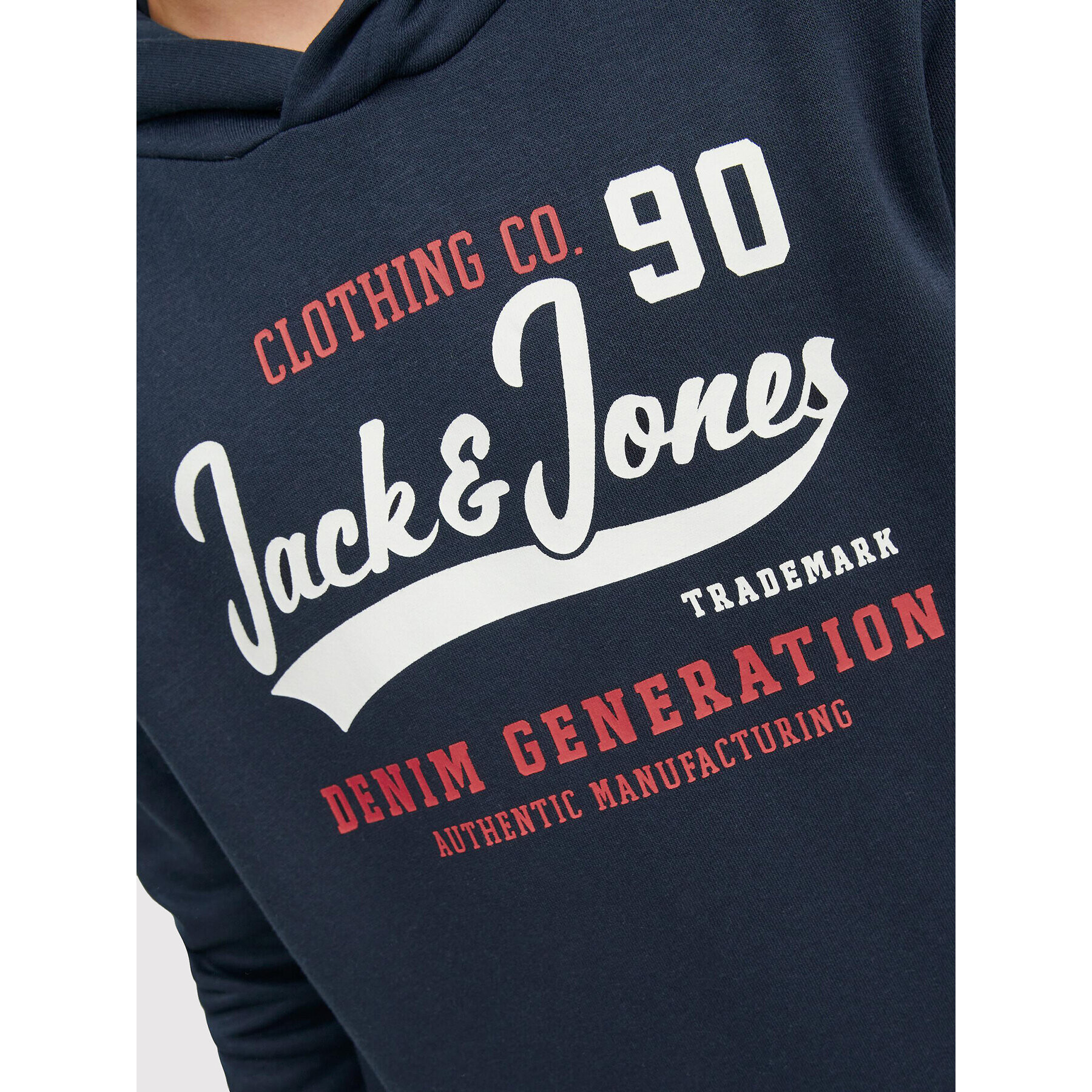 Jack&Jones Junior Суитшърт Logo 12212287 Тъмносин Regular Fit - Pepit.bg