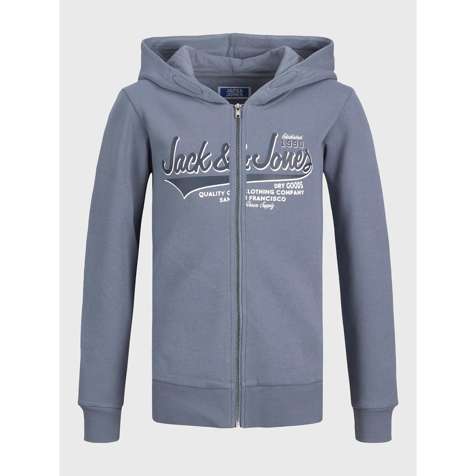 Jack&Jones Junior Суитшърт Logo 12218049 Син Regular Fit - Pepit.bg