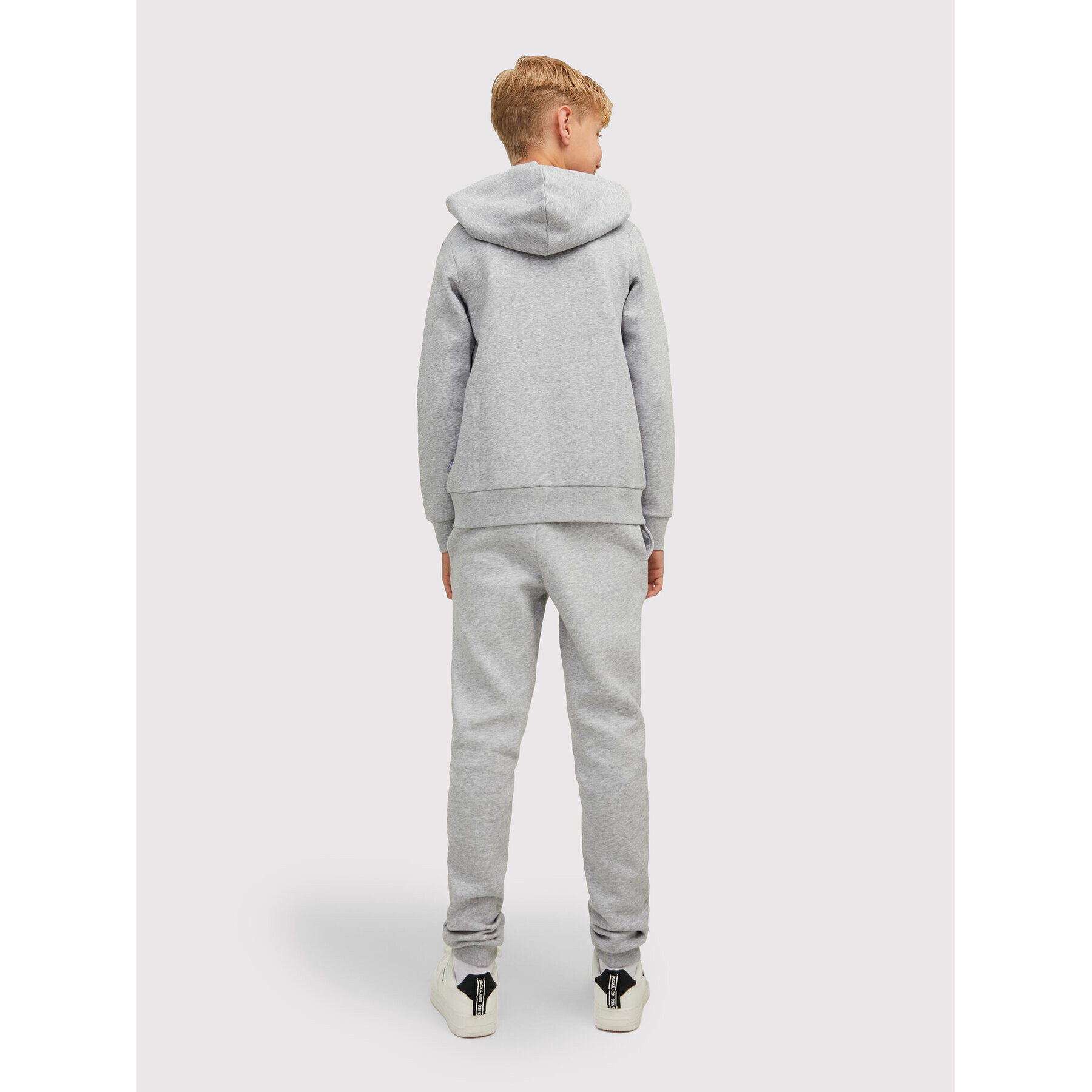 Jack&Jones Junior Суитшърт Logo 12218049 Сив Regular Fit - Pepit.bg