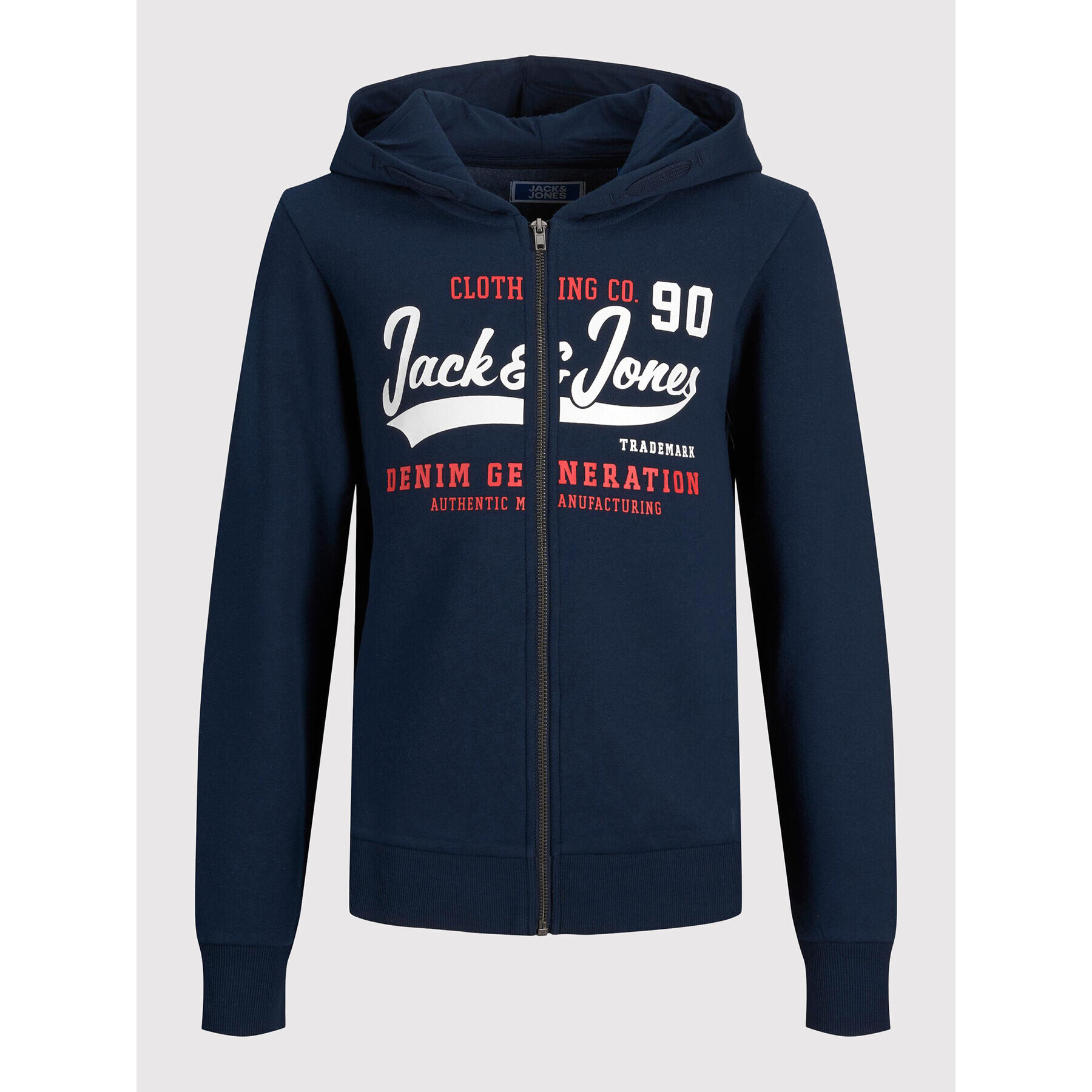 Jack&Jones Junior Суитшърт Logo 12218049 Тъмносин Regular Fit - Pepit.bg