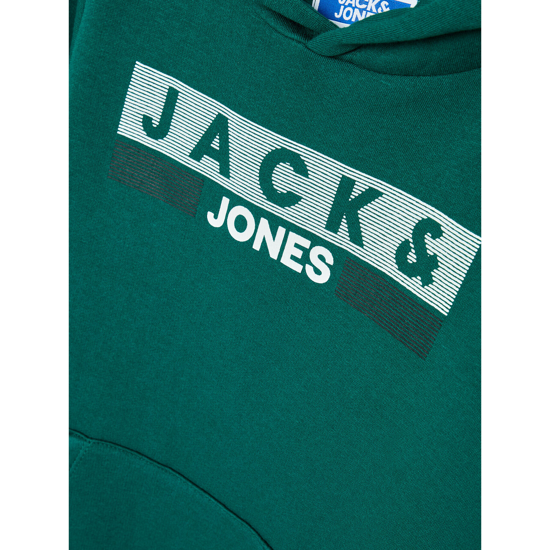 Jack&Jones Junior Суитшърт Logo 12231372 Зелен Regular Fit - Pepit.bg