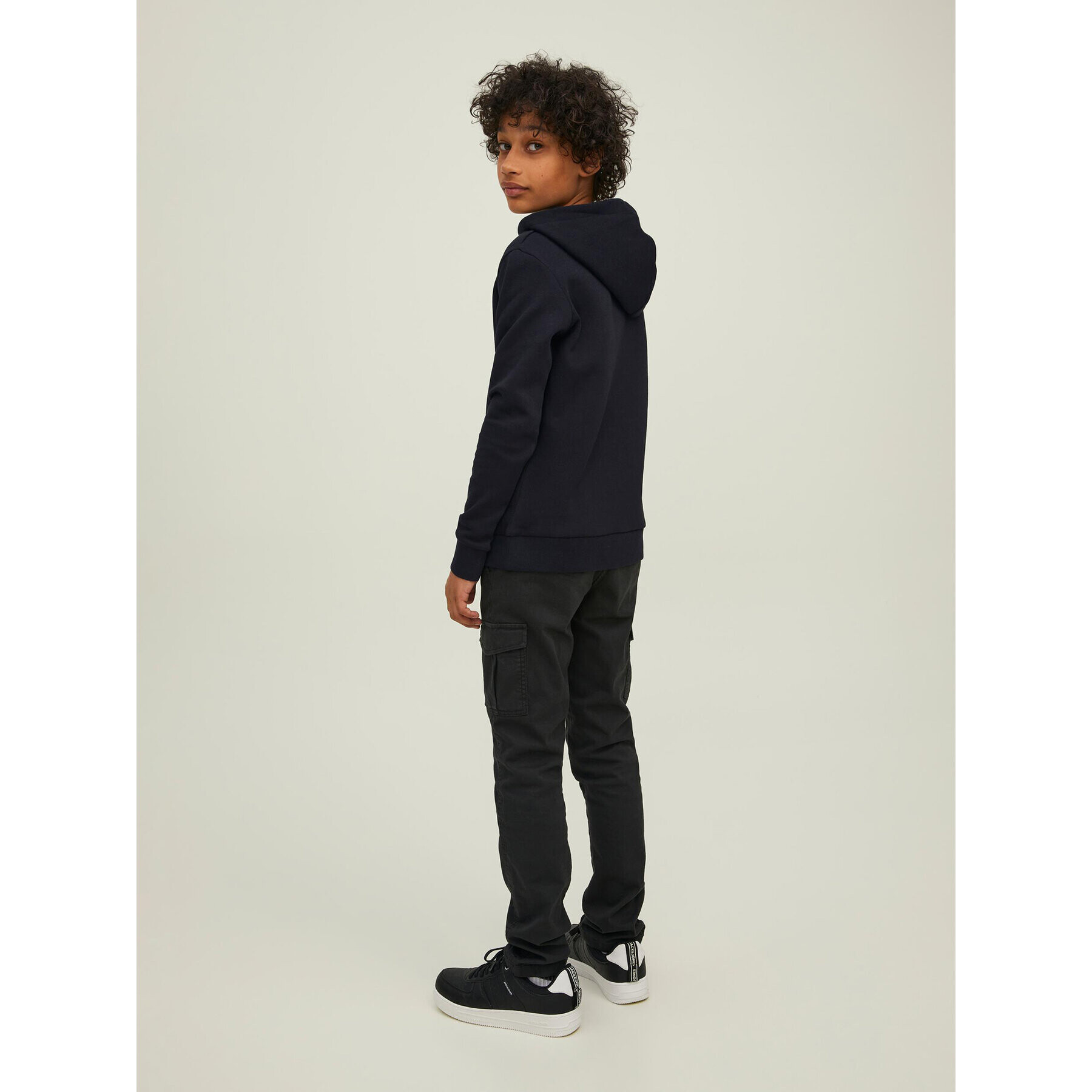 Jack&Jones Junior Суитшърт Ramp 12213338 Черен Regular Fit - Pepit.bg