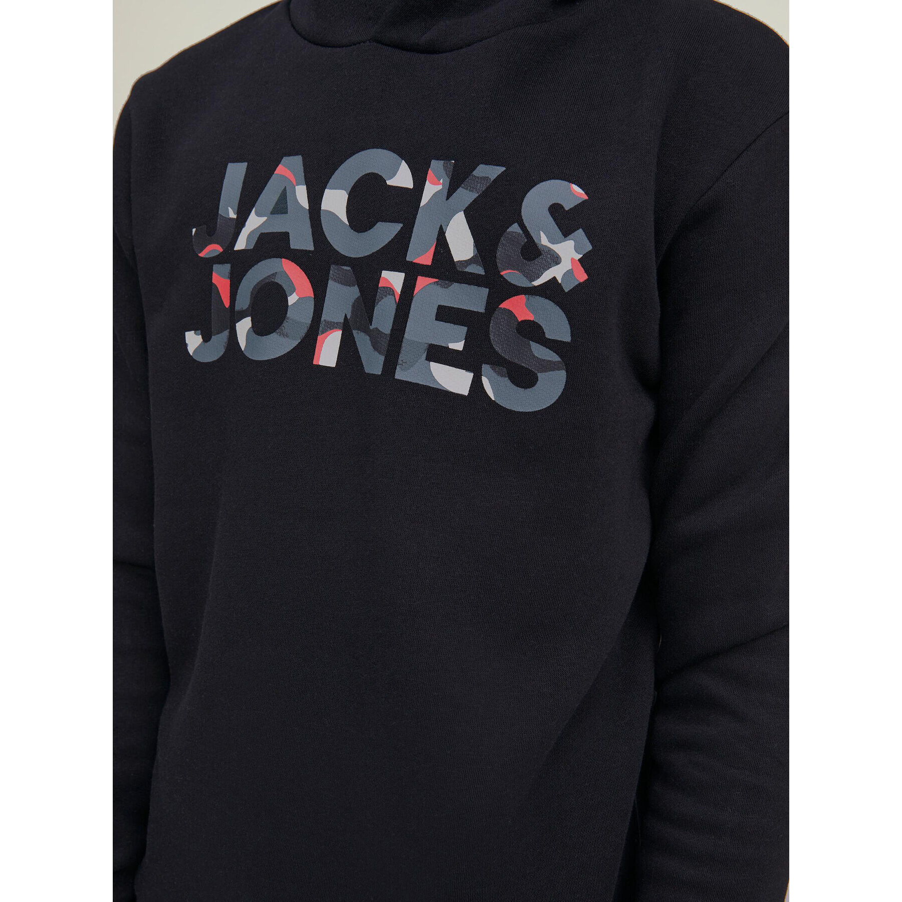 Jack&Jones Junior Суитшърт Ramp 12213338 Черен Regular Fit - Pepit.bg
