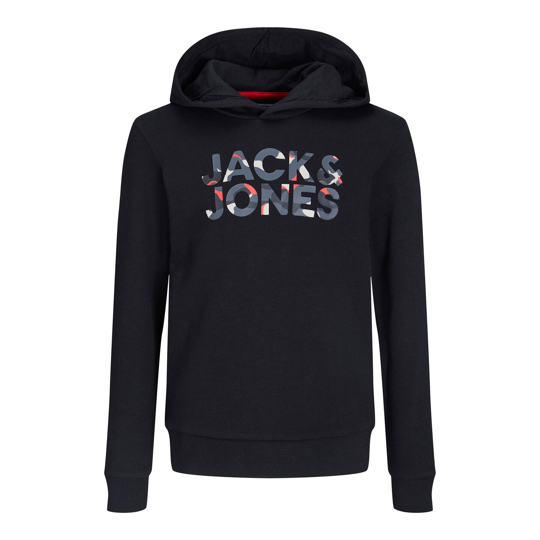 Jack&Jones Junior Суитшърт Ramp 12213338 Черен Regular Fit - Pepit.bg