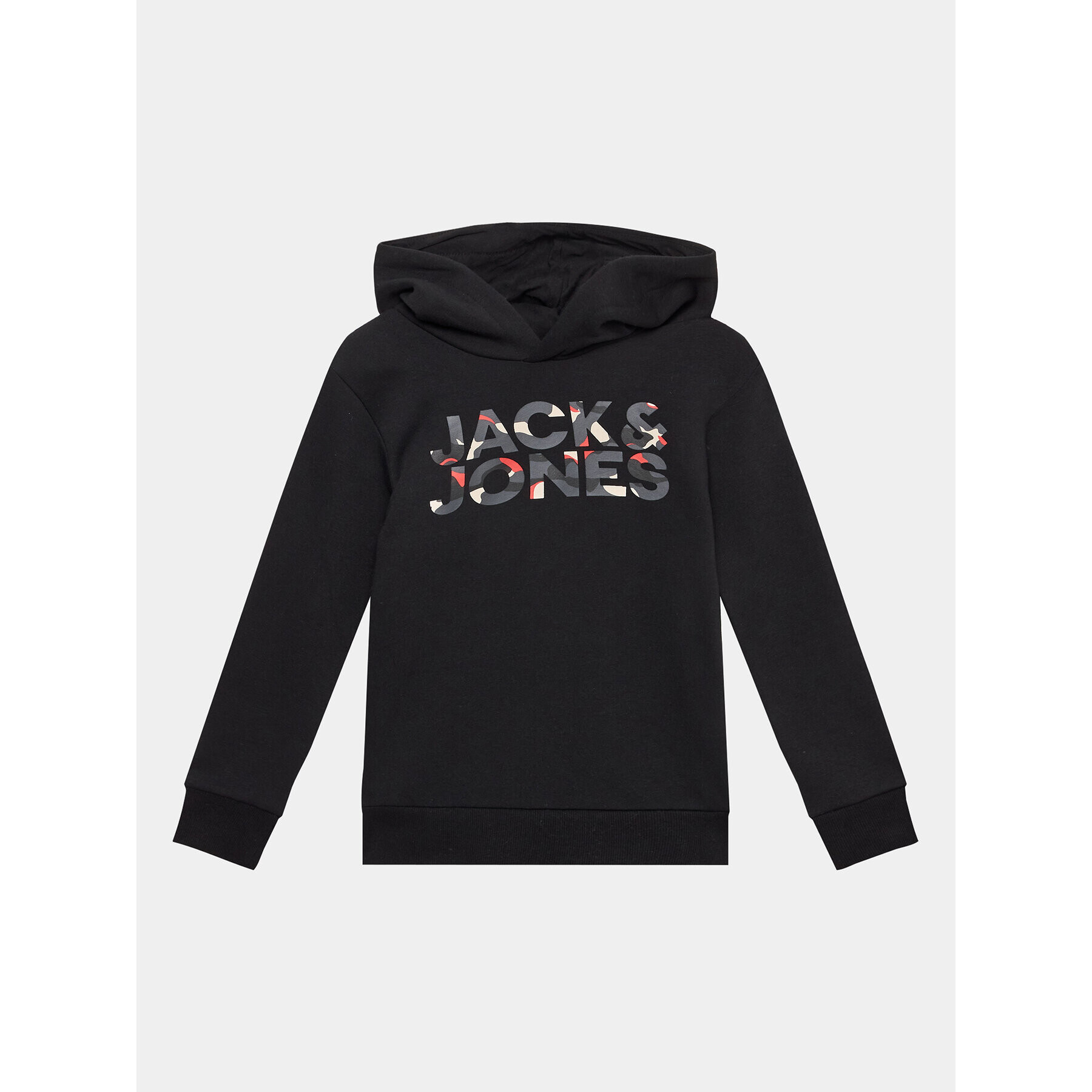 Jack&Jones Junior Суитшърт Ramp 12222554 Черен Regular Fit - Pepit.bg