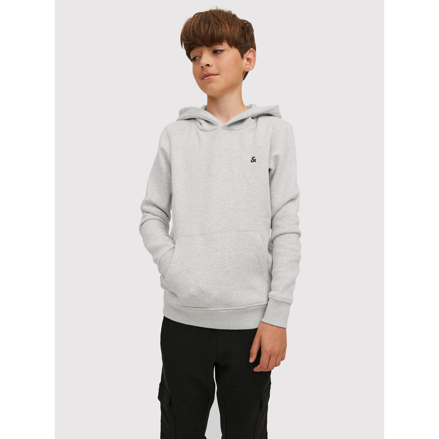 Jack&Jones Junior Суитшърт Star 12213100 Сив Regular Fit - Pepit.bg