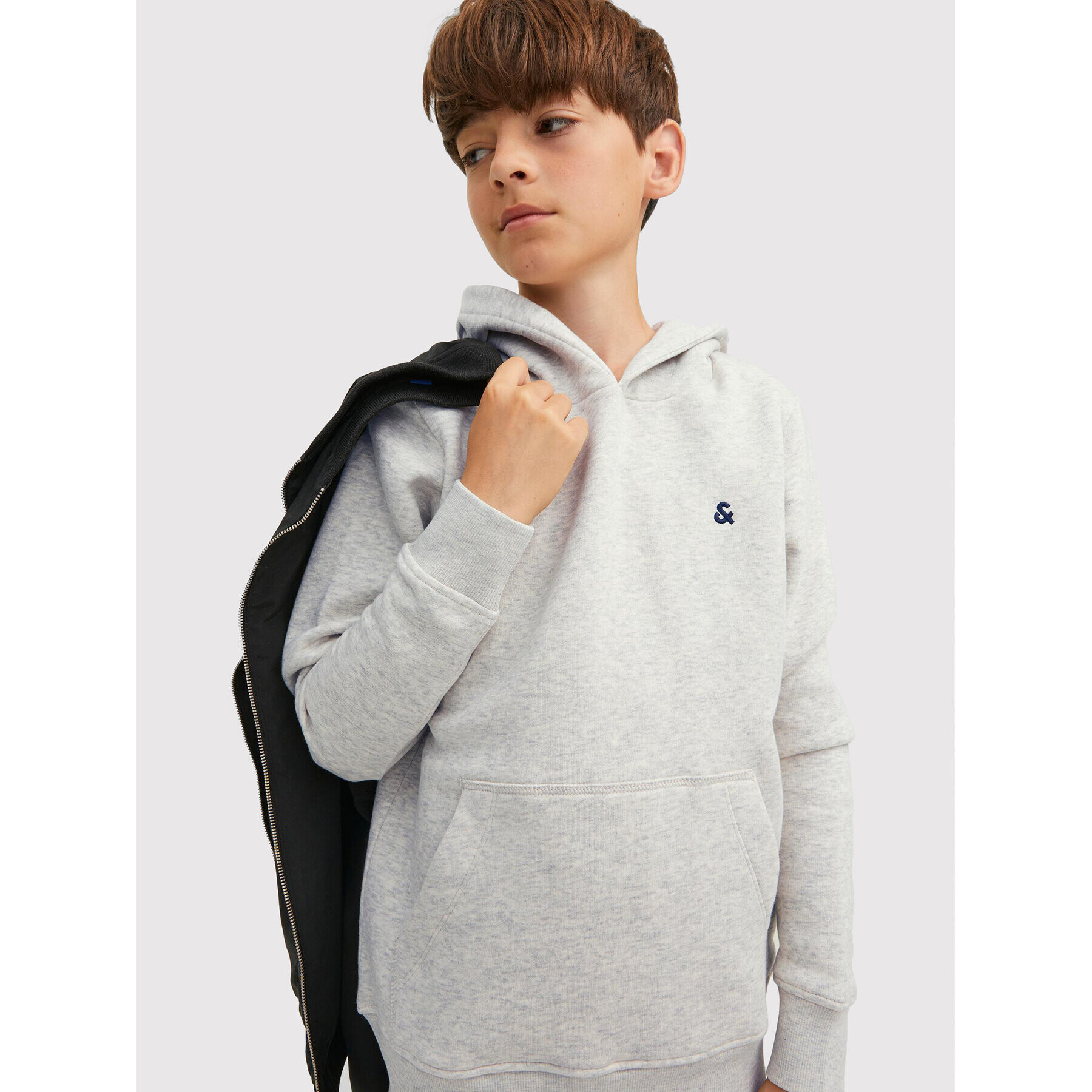 Jack&Jones Junior Суитшърт Star 12213100 Сив Regular Fit - Pepit.bg