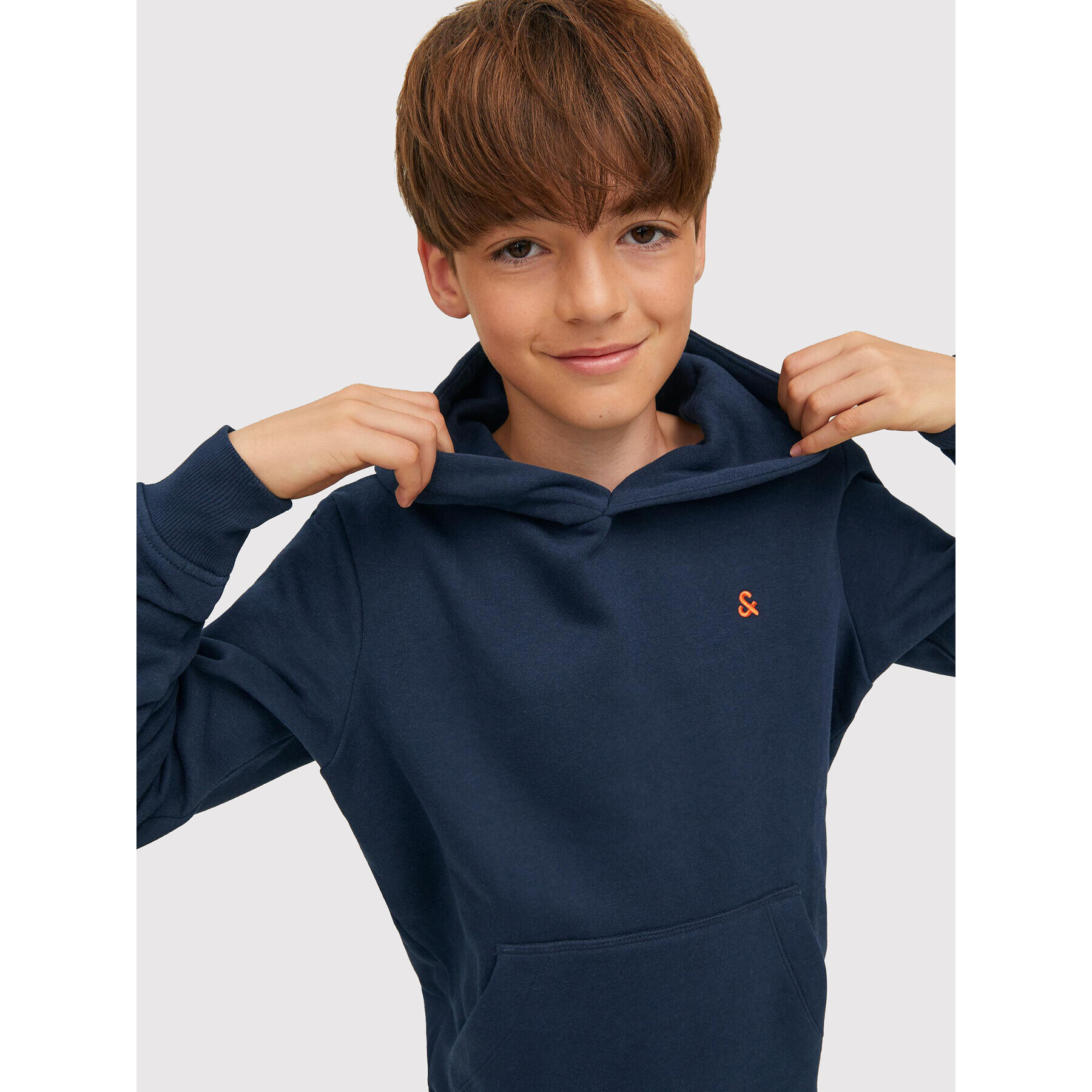 Jack&Jones Junior Суитшърт Star 12213100 Тъмносин Regular Fit - Pepit.bg