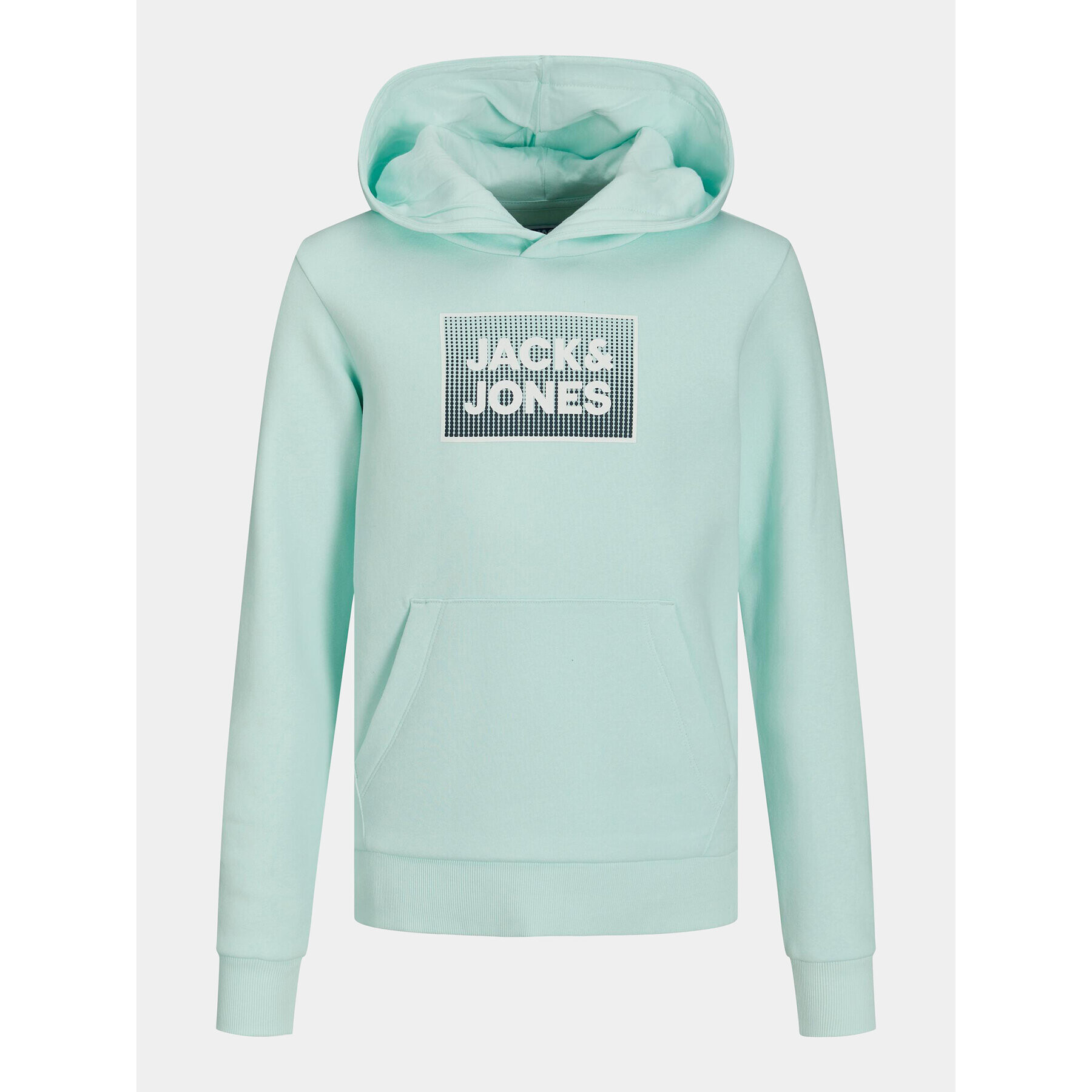 Jack&Jones Junior Суитшърт Steel 12249653 Зелен Regular Fit - Pepit.bg