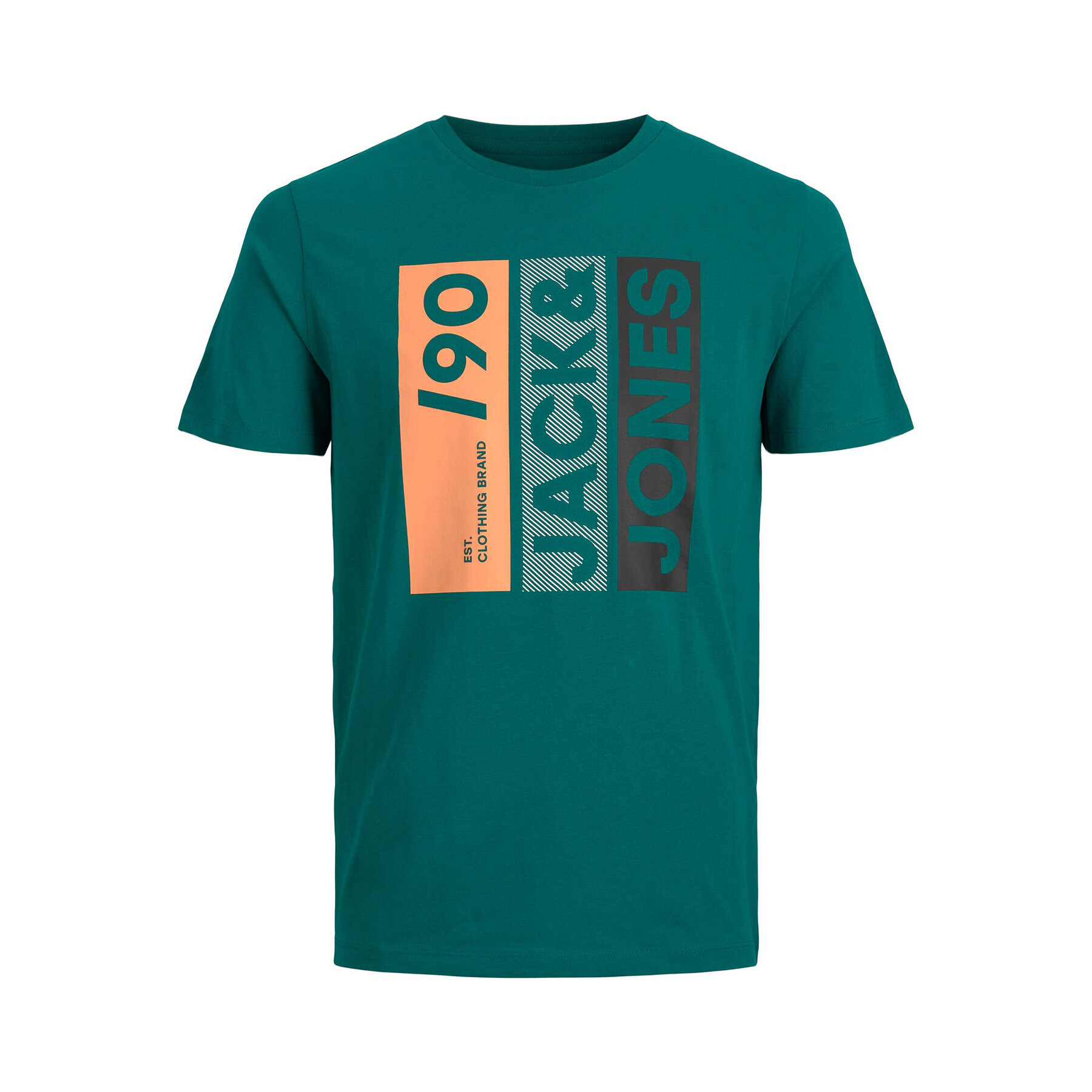 Jack&Jones Junior Тишърт 12224229 Зелен Regular Fit - Pepit.bg
