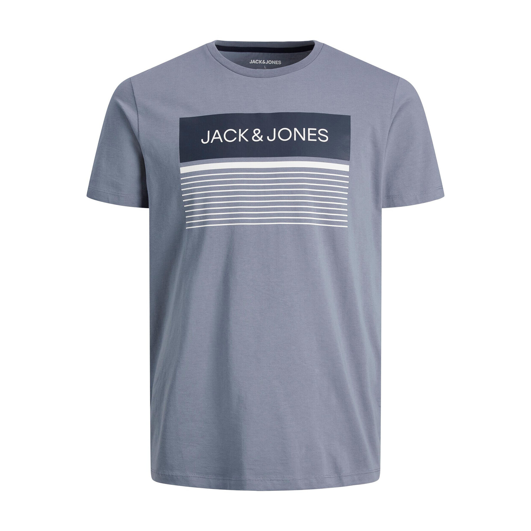 Jack&Jones Junior Тишърт 12224231 Син Regular Fit - Pepit.bg