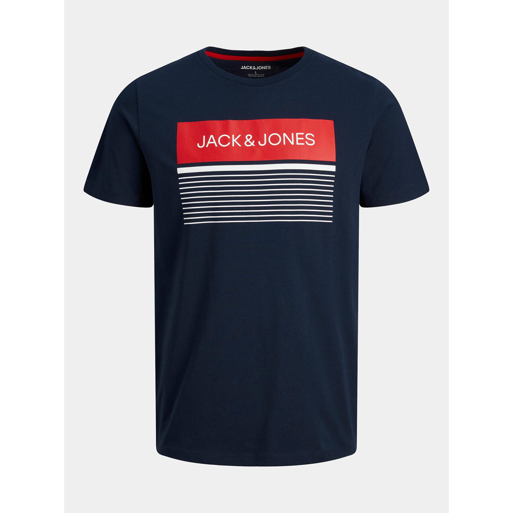 Jack&Jones Junior Тишърт 12224231 Тъмносин Regular Fit - Pepit.bg