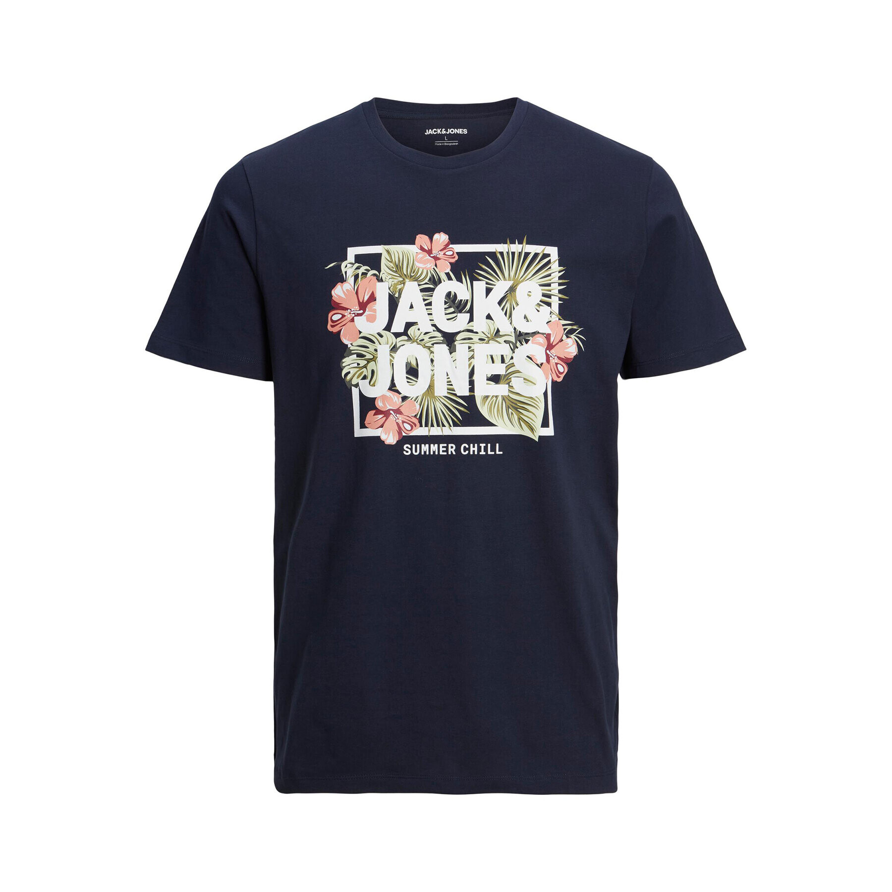 Jack&Jones Junior Тишърт 12225314 Тъмносин Regular Fit - Pepit.bg