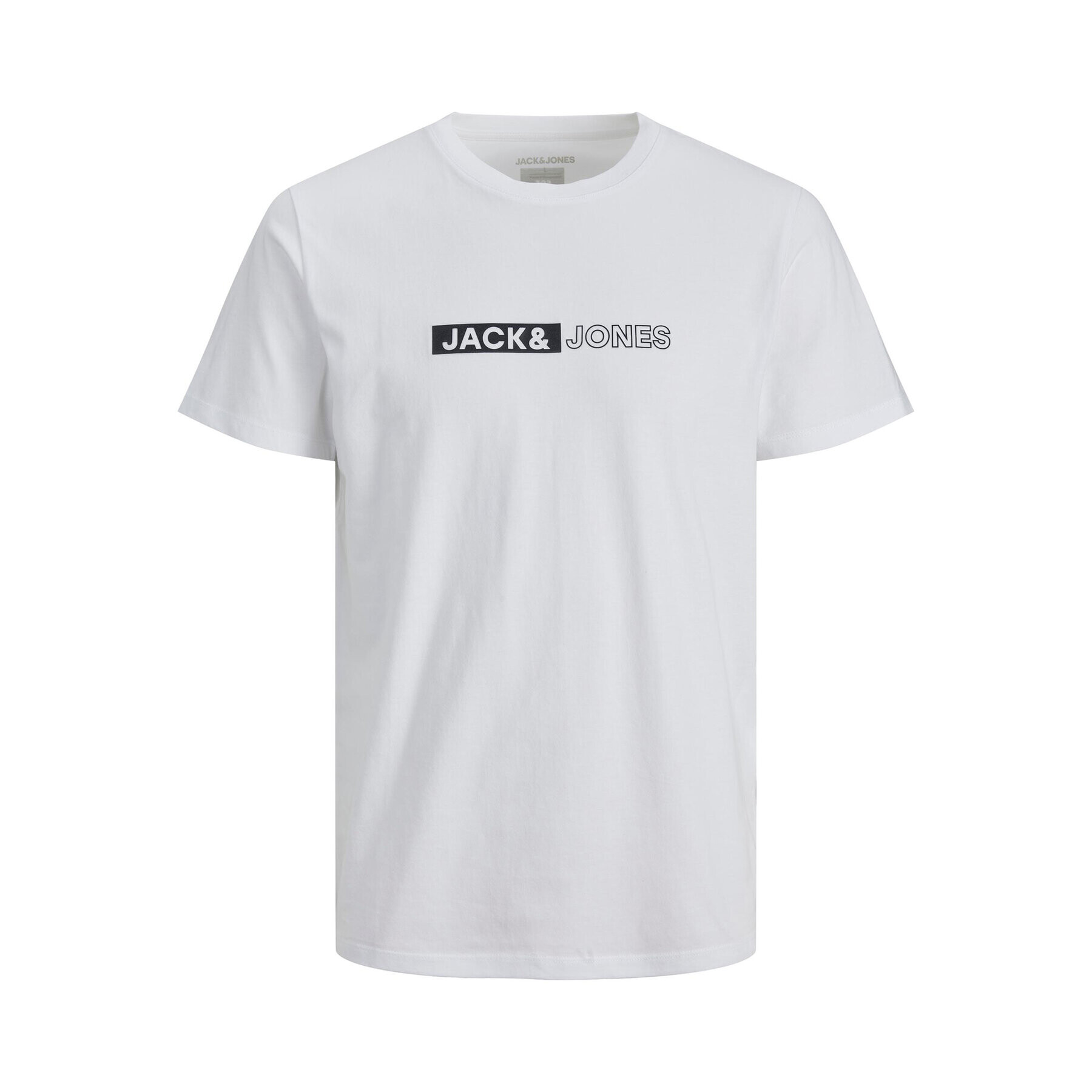 Jack&Jones Junior Тишърт 12225316 Бял Regular Fit - Pepit.bg