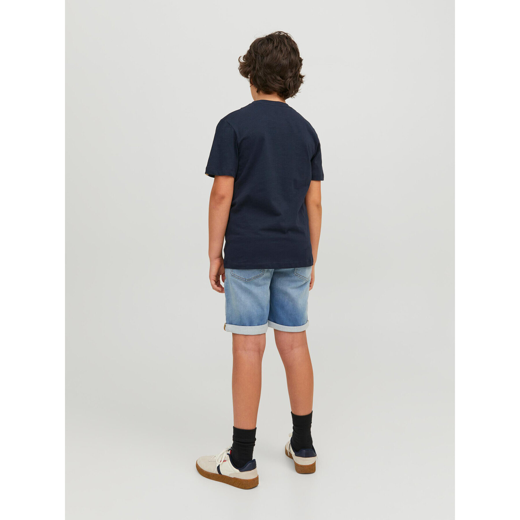 Jack&Jones Junior Тишърт 12230796 Тъмносин Standard Fit - Pepit.bg