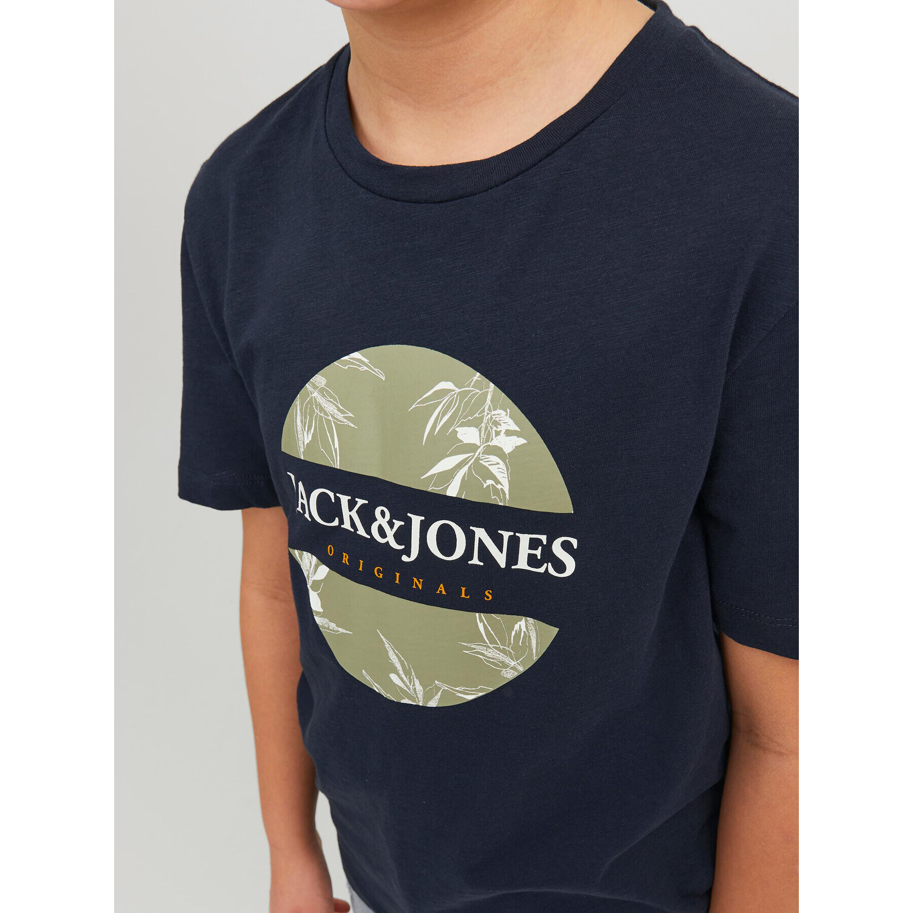 Jack&Jones Junior Тишърт 12230796 Тъмносин Standard Fit - Pepit.bg