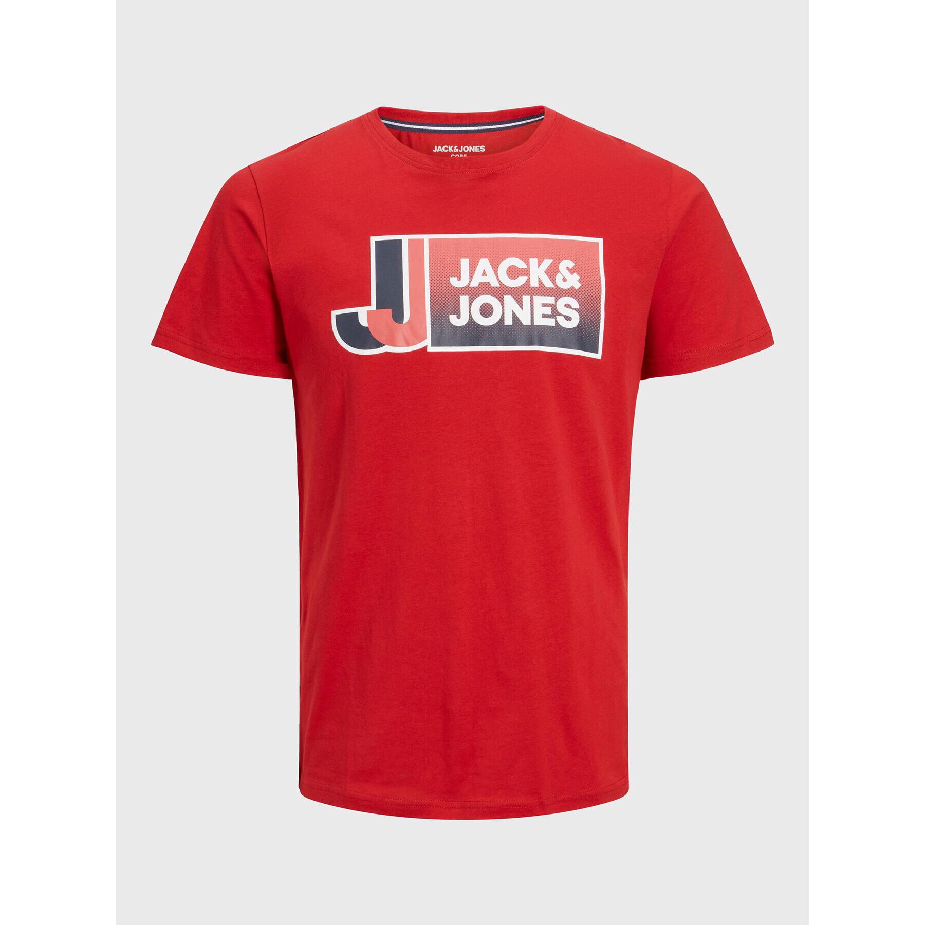 Jack&Jones Junior Тишърт 12230828 Червен Standard Fit - Pepit.bg