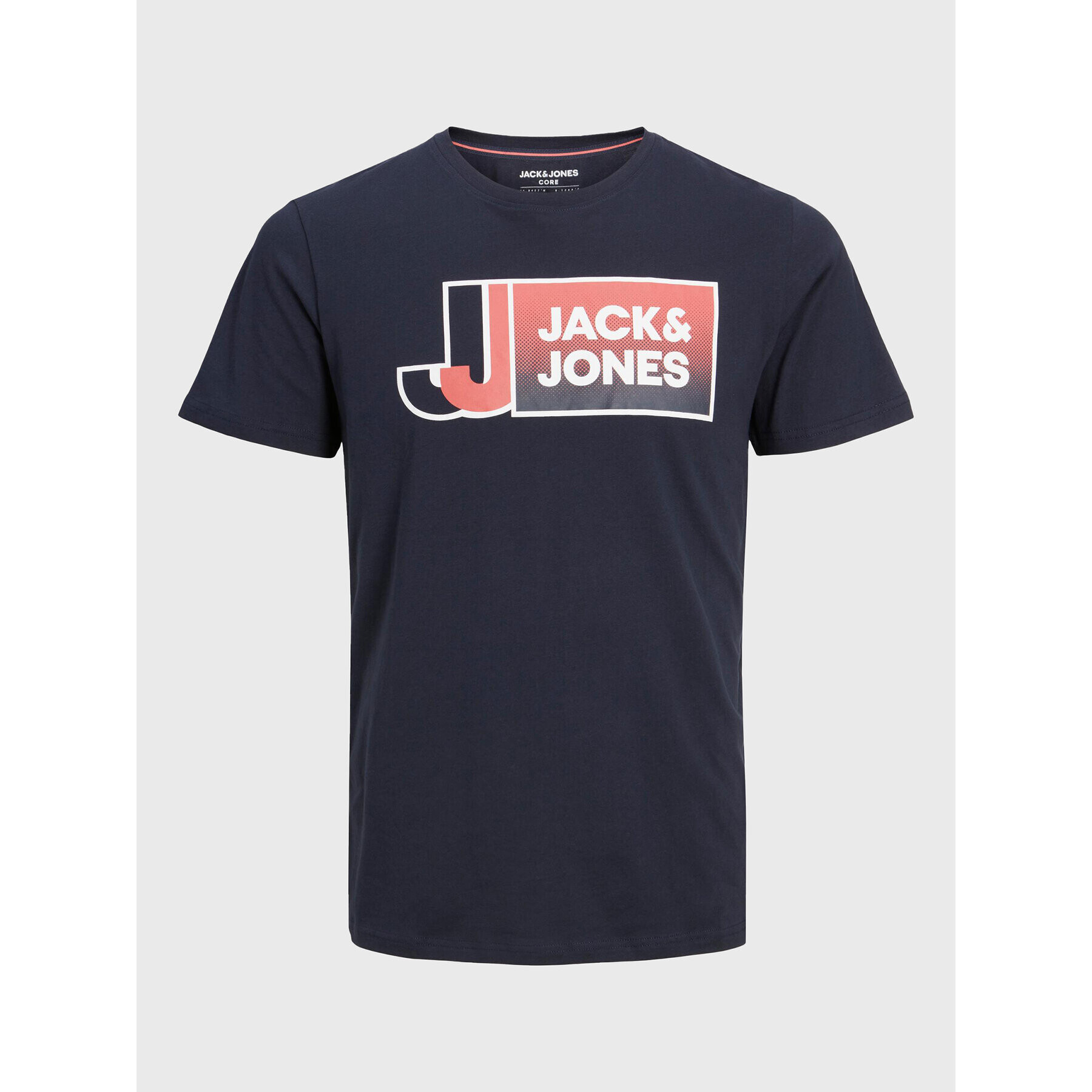 Jack&Jones Junior Тишърт 12230828 Тъмносин Standard Fit - Pepit.bg