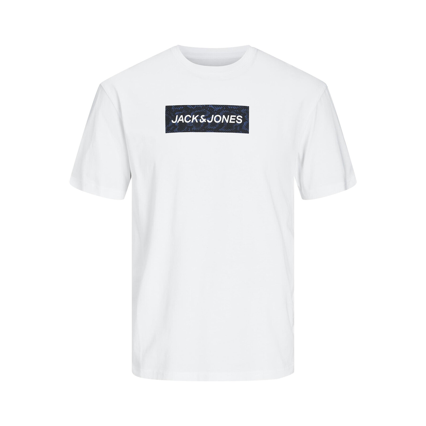 Jack&Jones Junior Тишърт 12230890 Бял Standard Fit - Pepit.bg