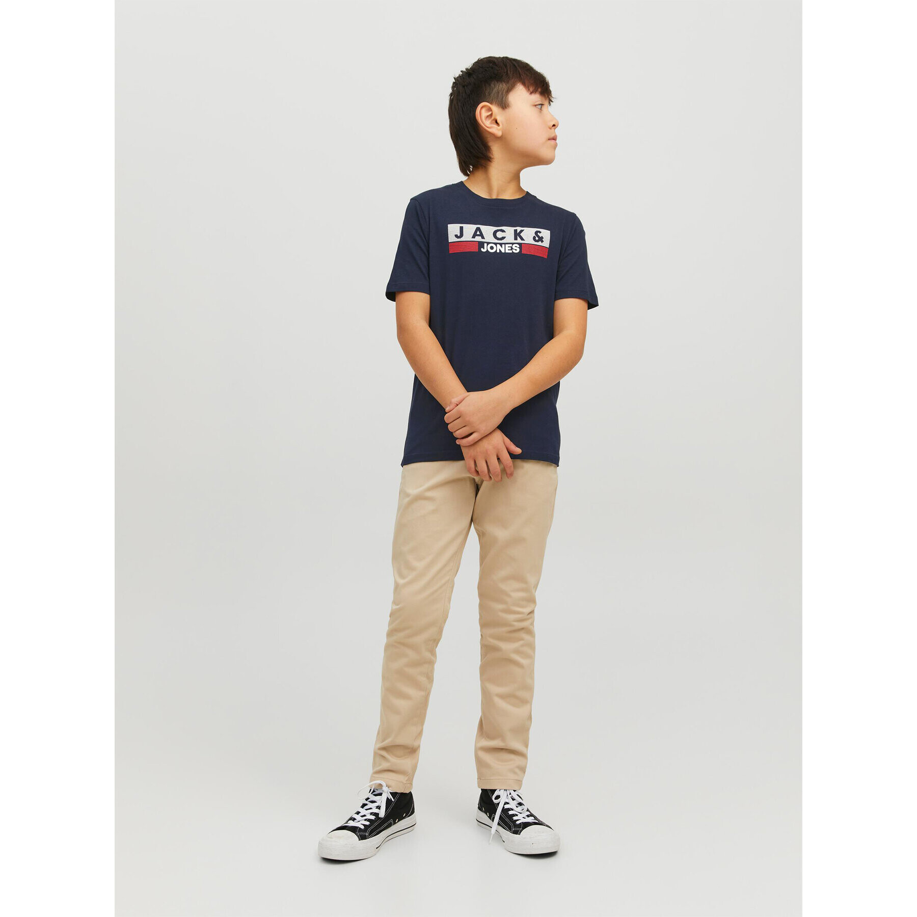 Jack&Jones Junior Тишърт 12231298 Син Regular Fit - Pepit.bg