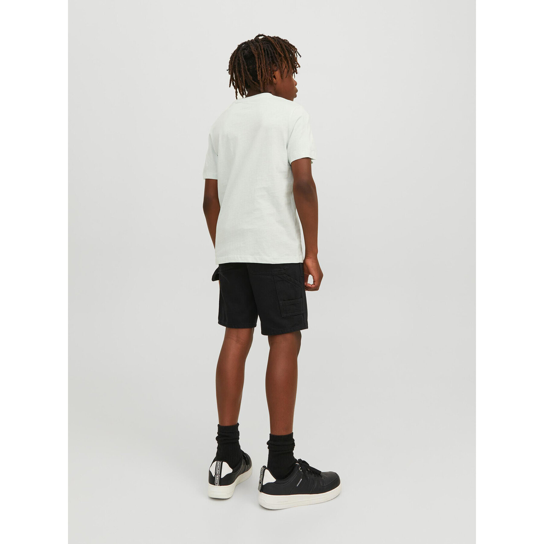 Jack&Jones Junior Тишърт 12235491 Бял Standard Fit - Pepit.bg