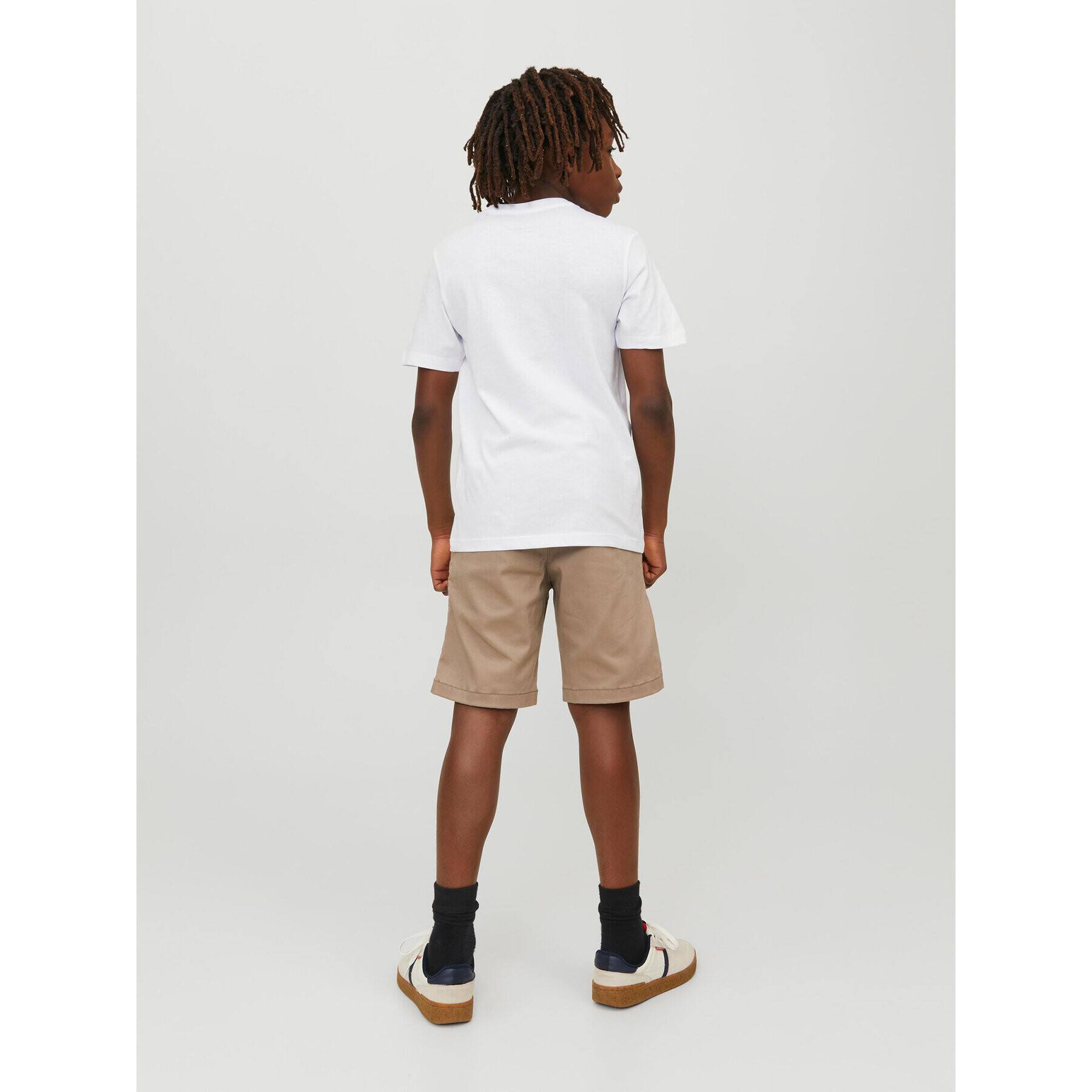 Jack&Jones Junior Тишърт 12235519 Бял Standard Fit - Pepit.bg