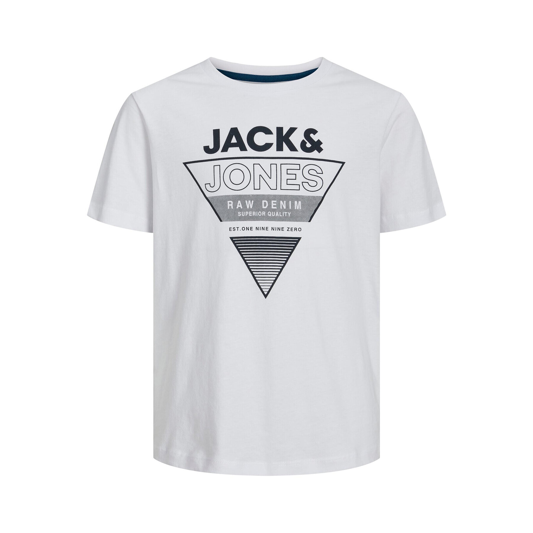 Jack&Jones Junior Тишърт 12237030 Бял Regular Fit - Pepit.bg